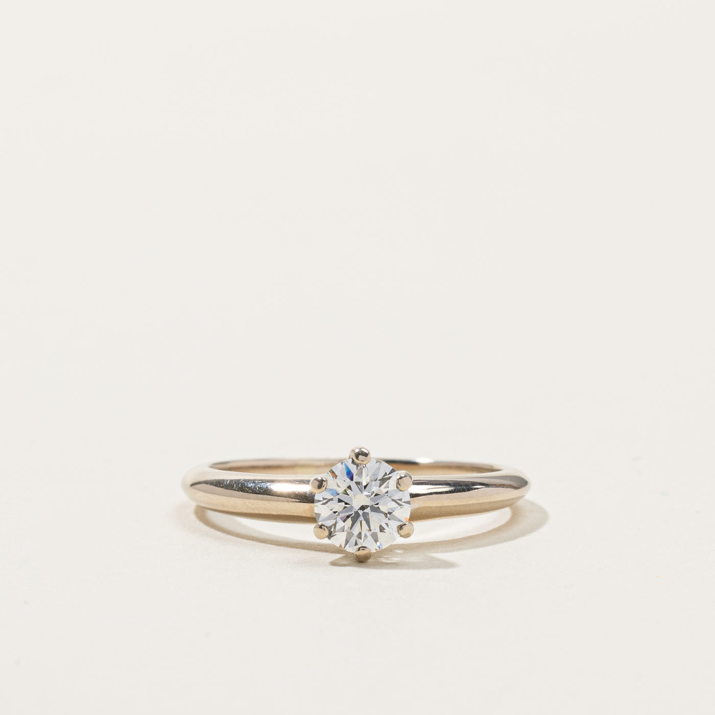 Solitaire Diamond Engagement Ring | 0.70ct SI1 I | SZ 8 |