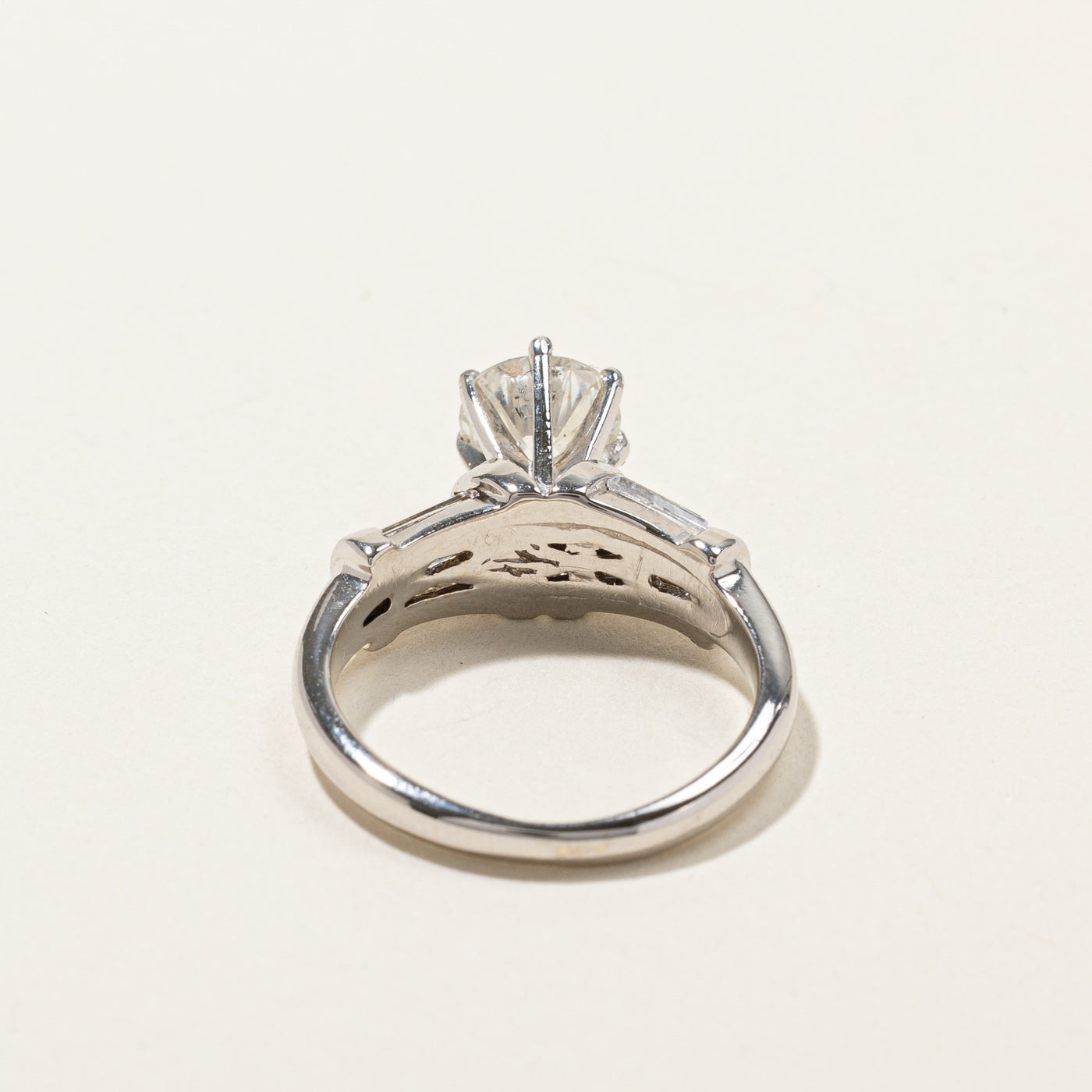 High Set Diamond Engagement Ring | 1.79ctw | SZ 5.75 |