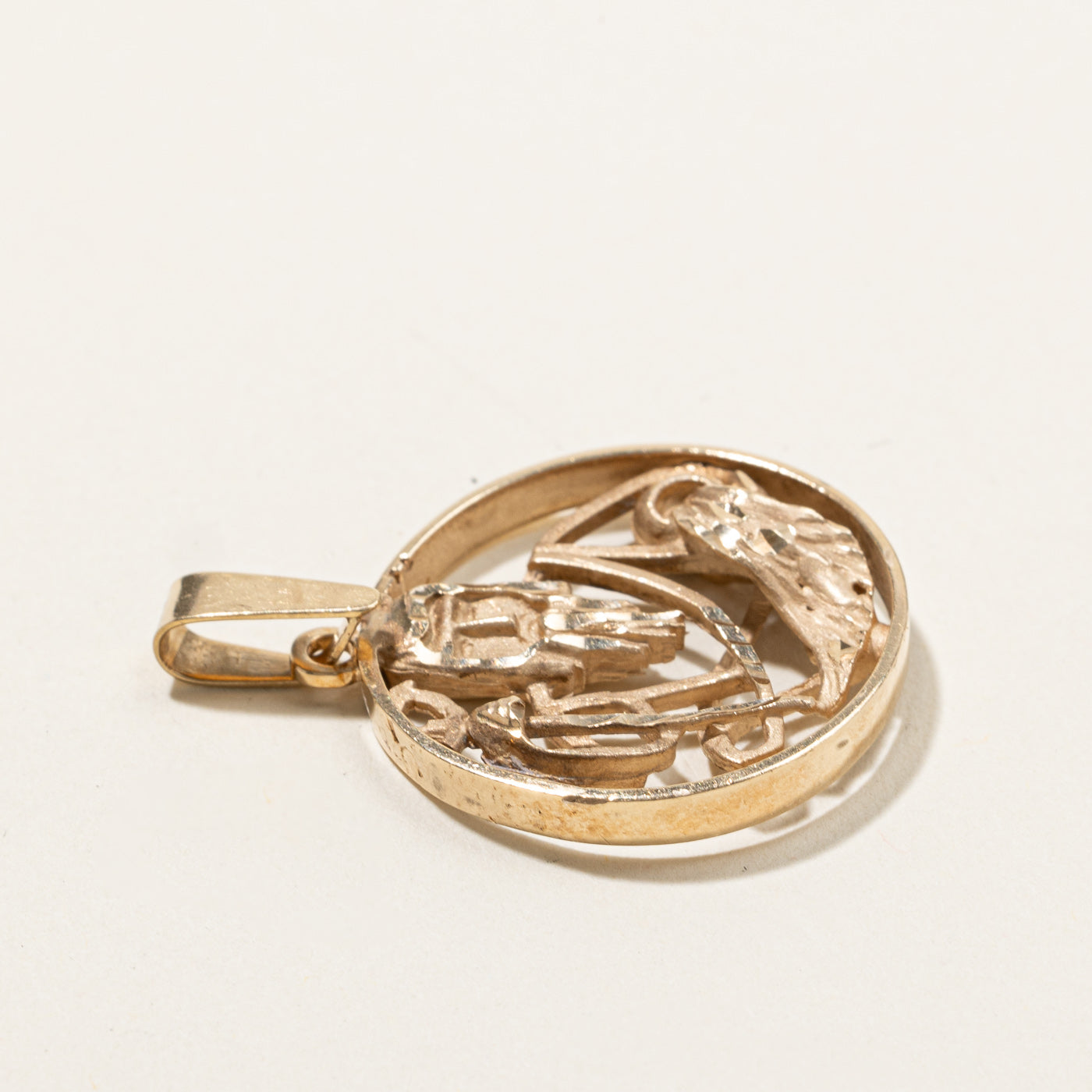 Gold Poseidon Pendant