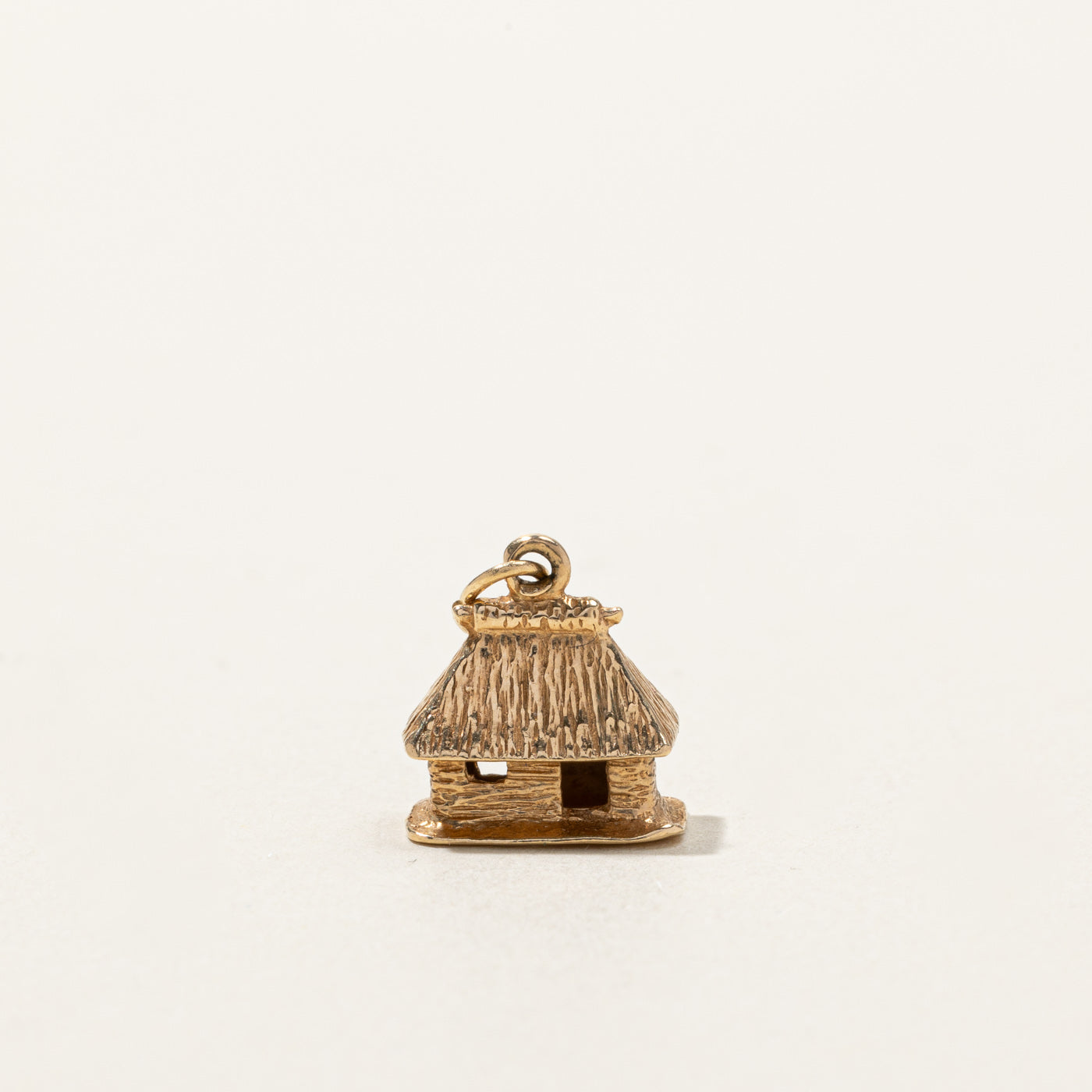 Gold Hut Charm