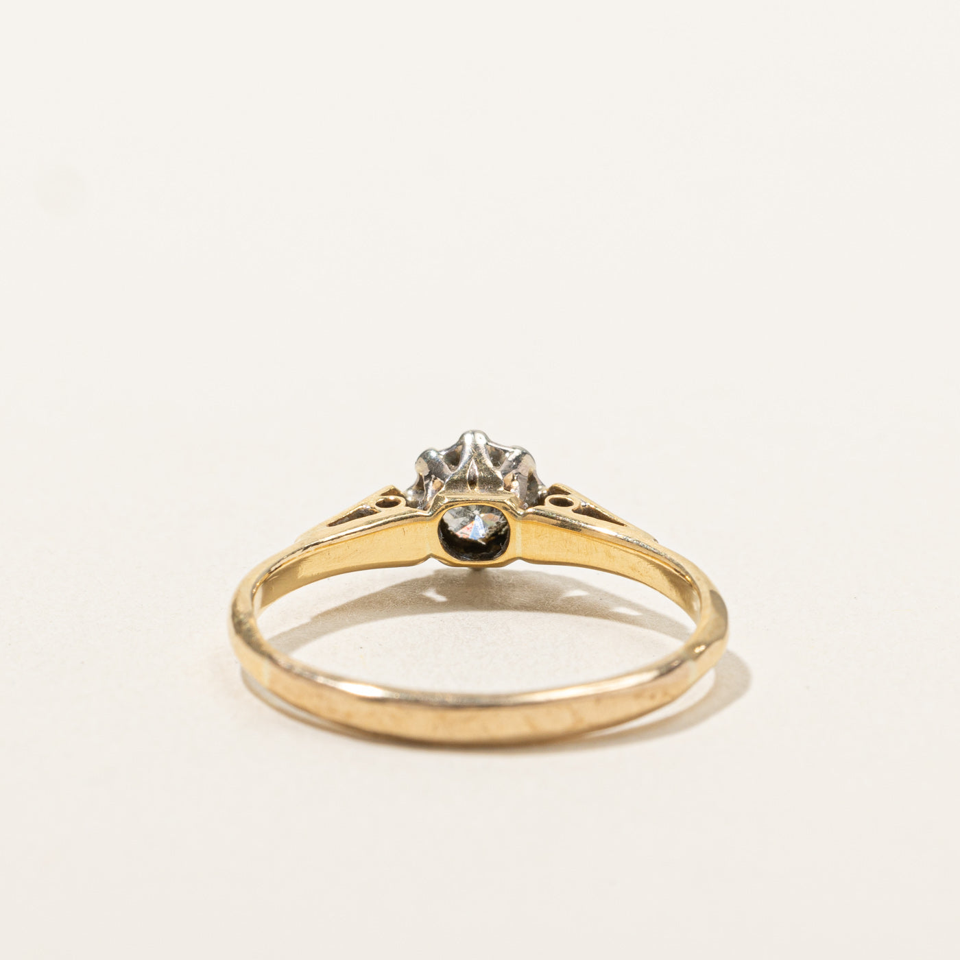 Vintage Solitaire Diamond Ring | 0.40ct | SZ 7.5 |