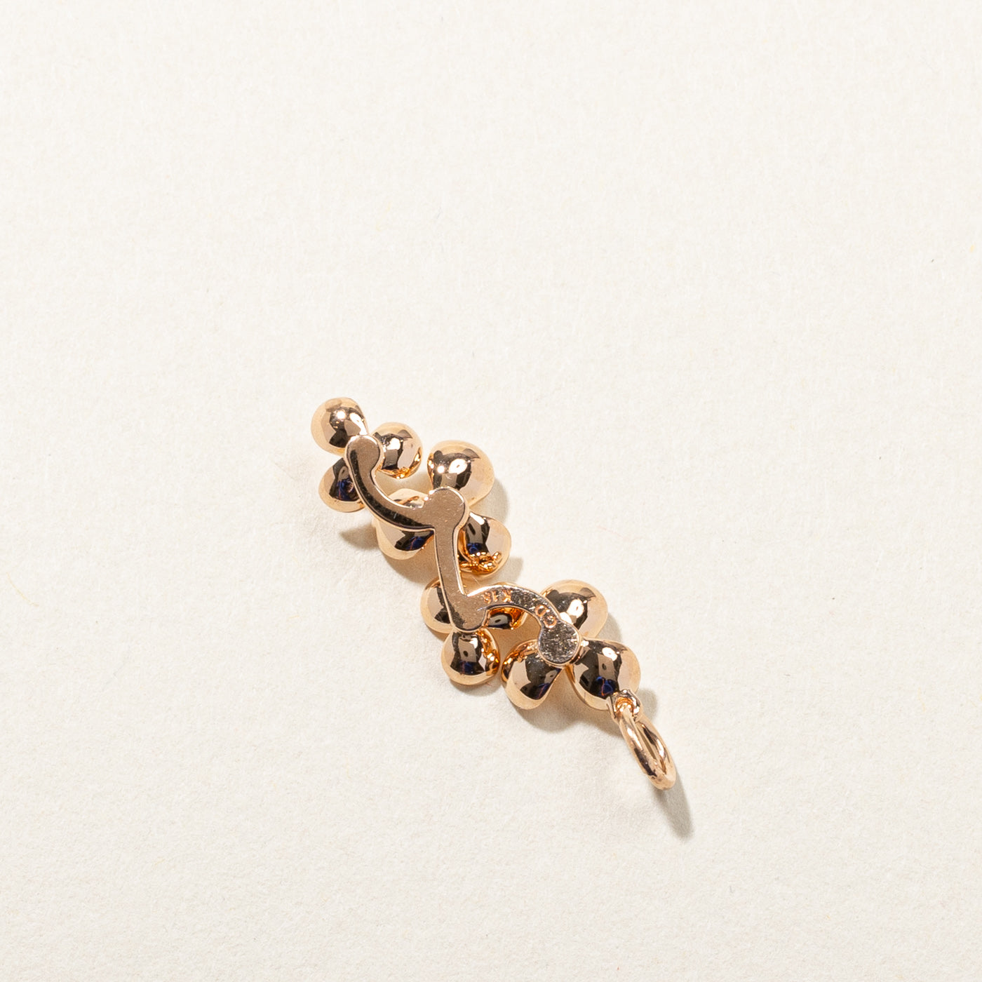 Rose Gold Floral Diamond Pendant | 0.01ctw |