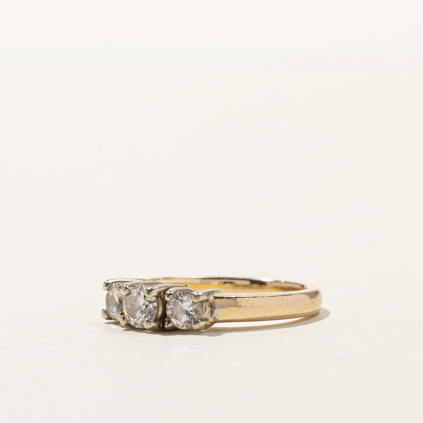 Three Stone Diamond Ring | 0.31ct| SZ 5.75 |