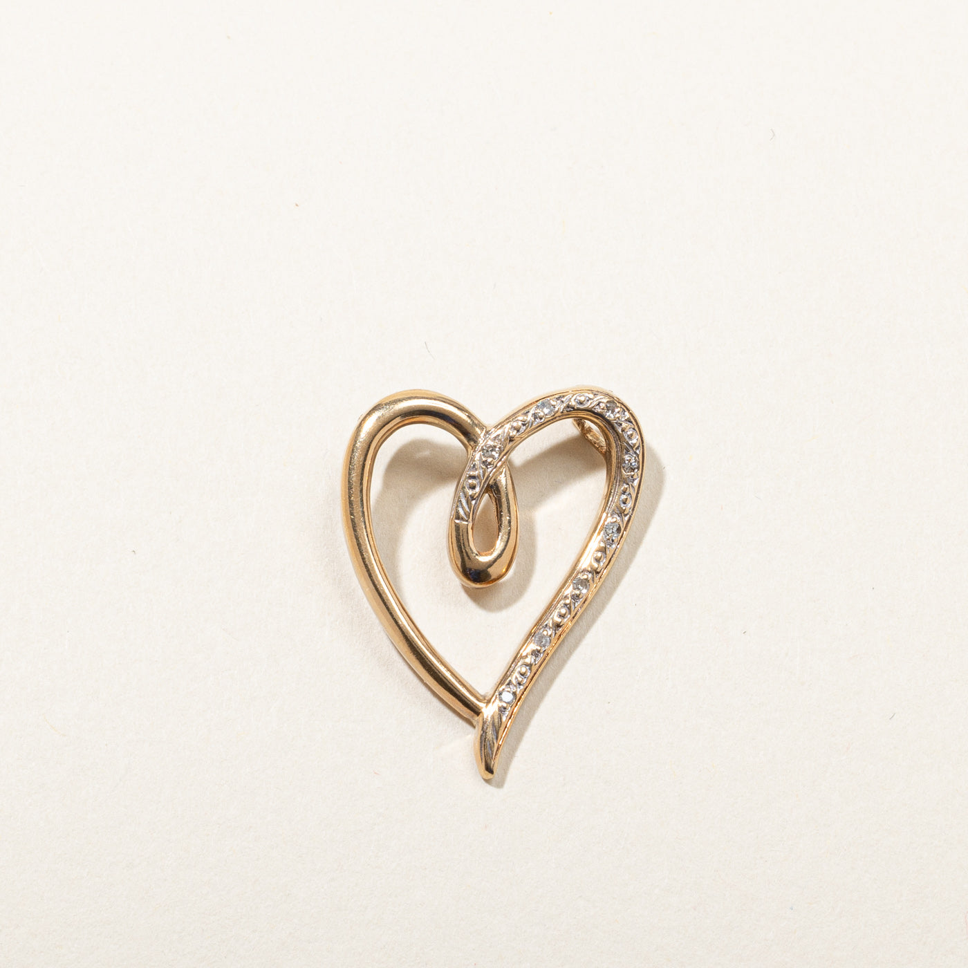 Diamond Heart Pendant | 0.08ctw |