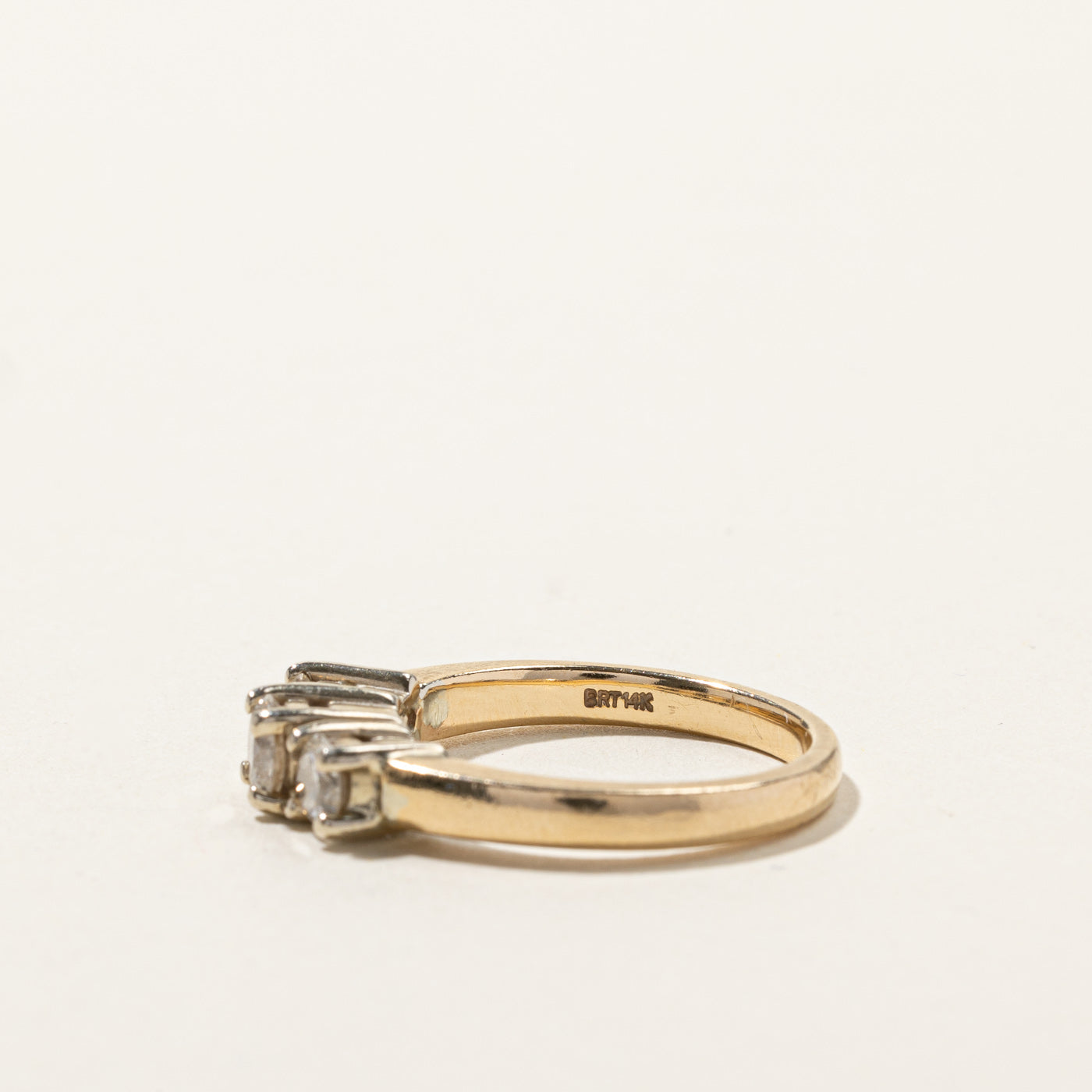 Three Stone Diamond Ring | 0.31ct| SZ 5.75 |