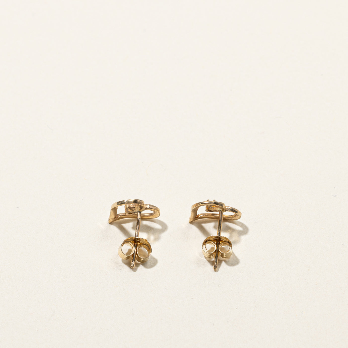 Boucles d'oreilles cœur en diamant | 0,005 ct |