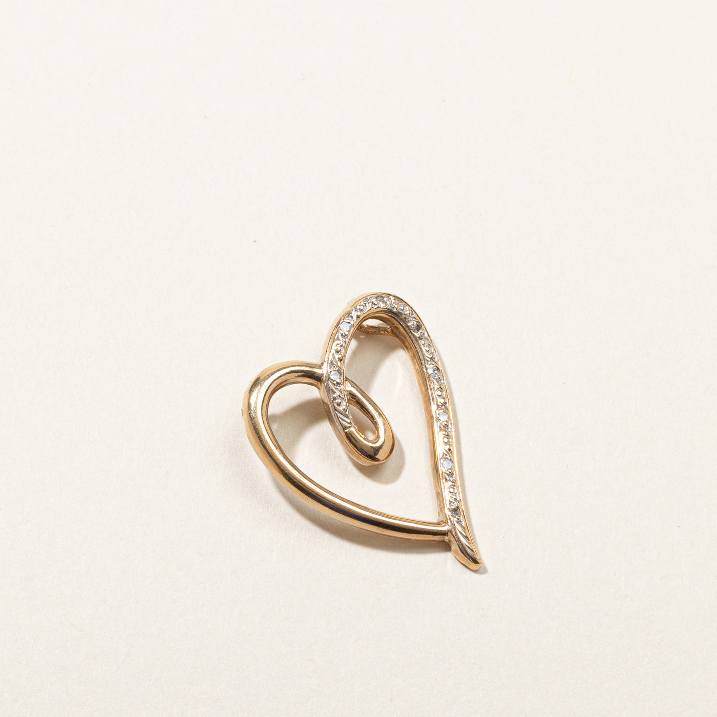 Diamond Heart Pendant | 0.08ctw |