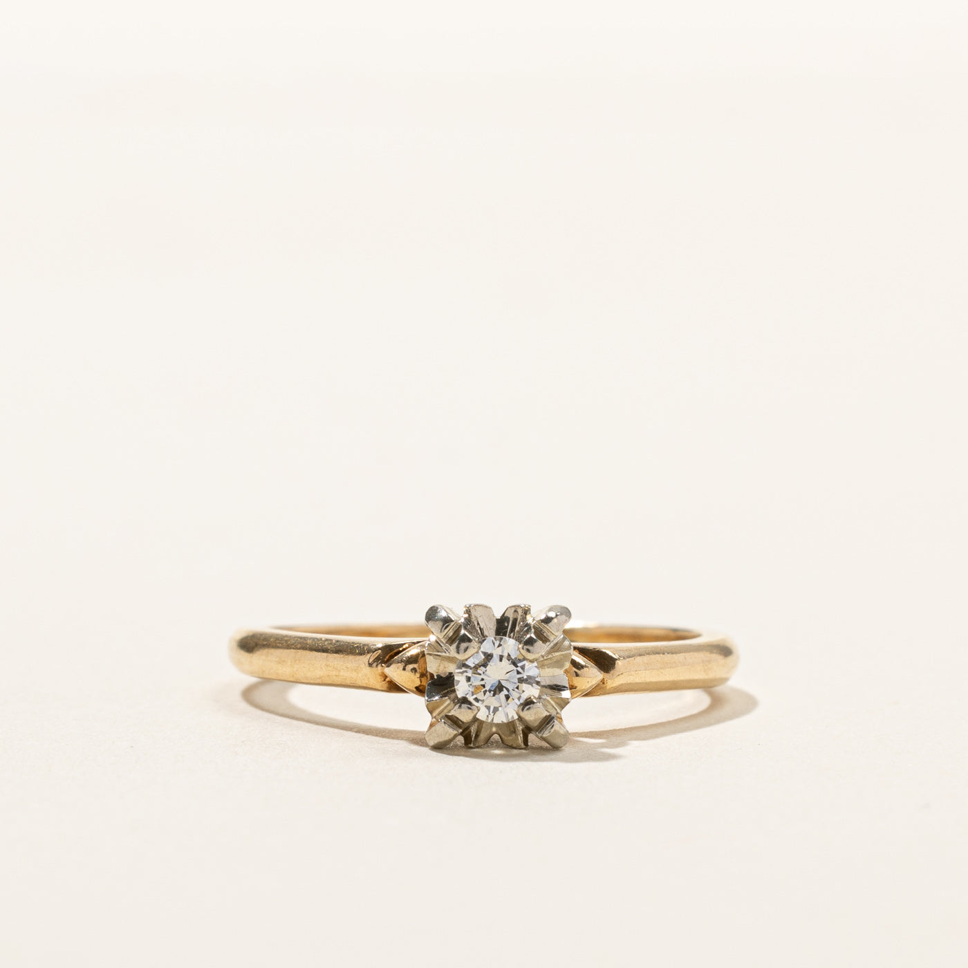 Claw Set Diamond Ring | 0.13ct | SZ 7 |