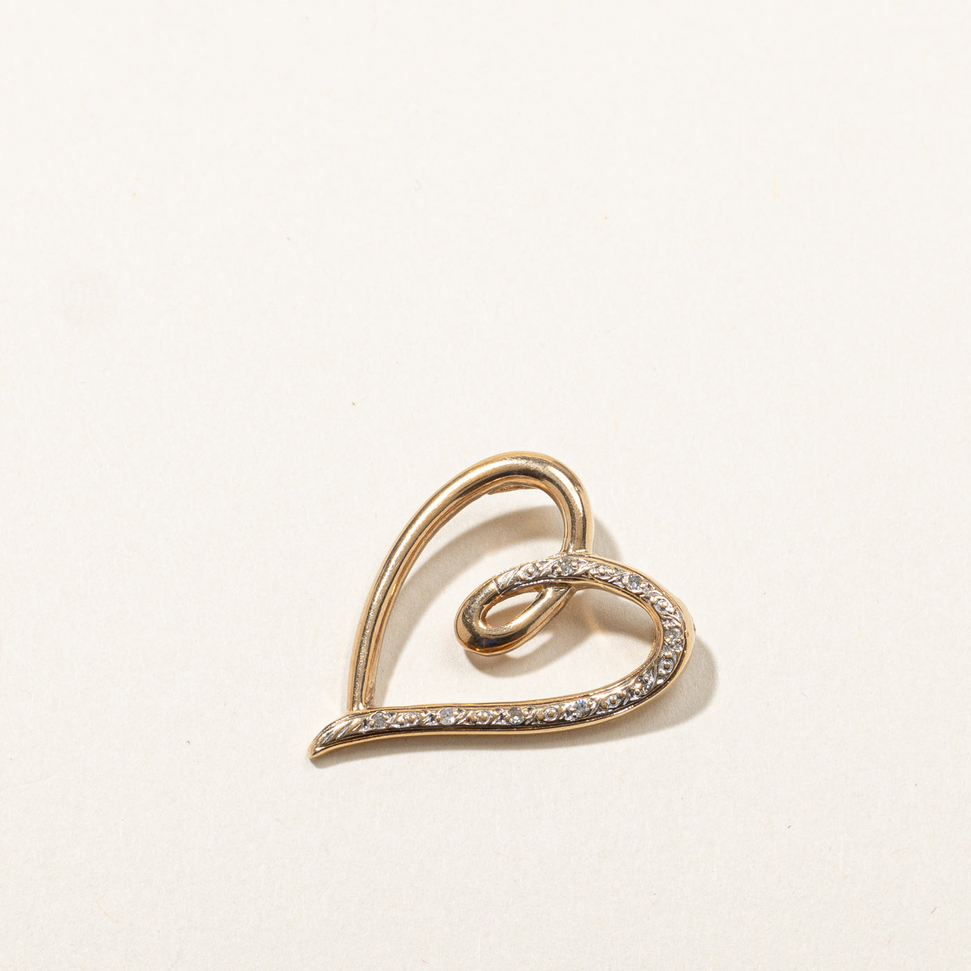 Diamond Heart Pendant | 0.08ctw |
