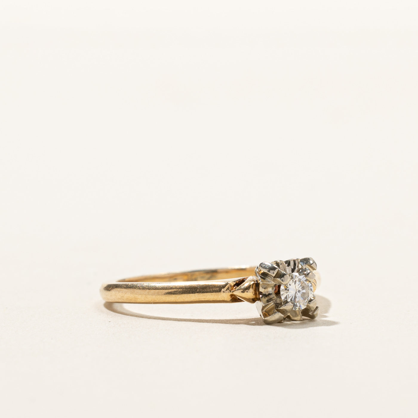 Claw Set Diamond Ring | 0.13ct | SZ 7 |