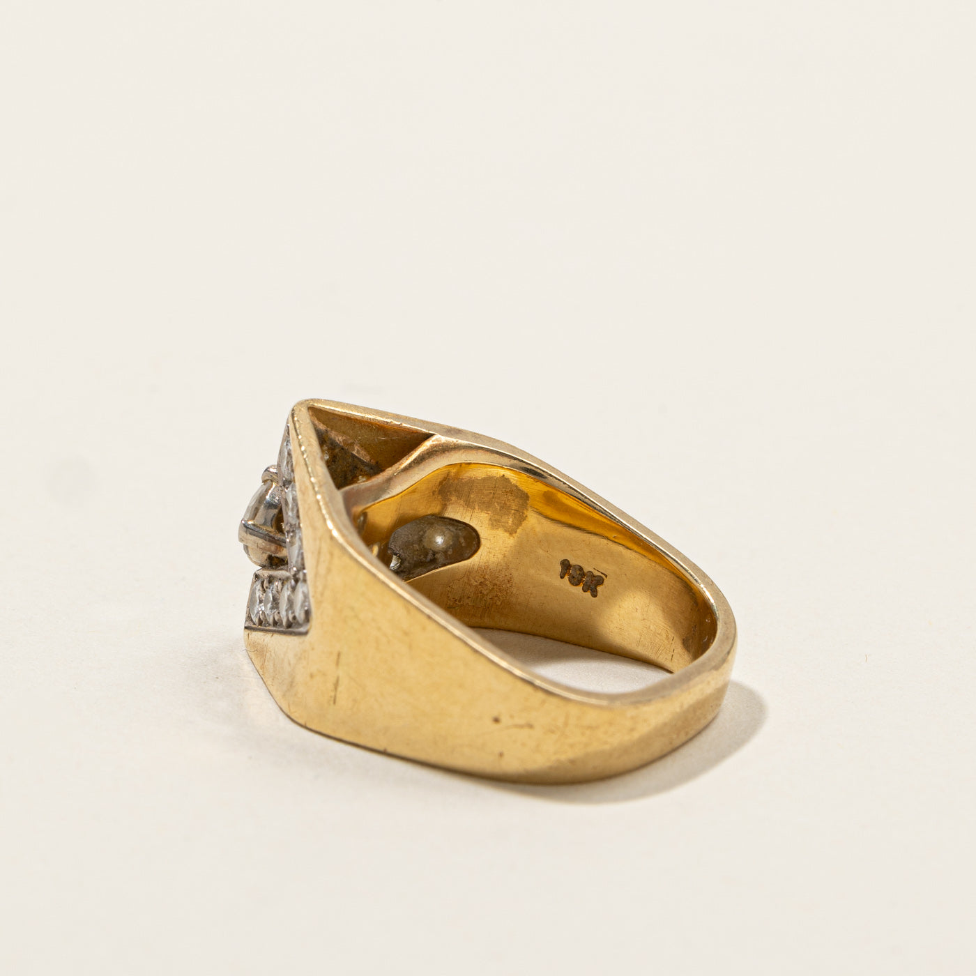 Cluster Set Diamond Ring | 0.94ctw | SZ 3.5 |