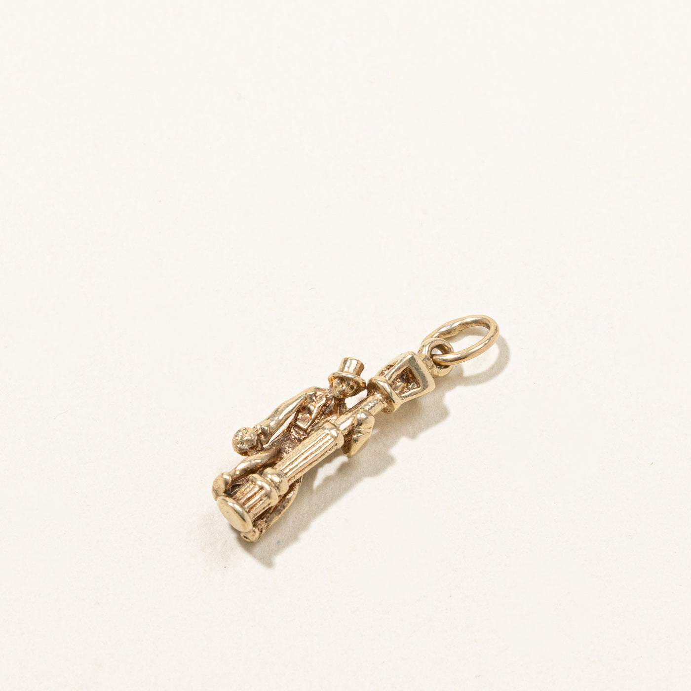 Gold Watchman Charm