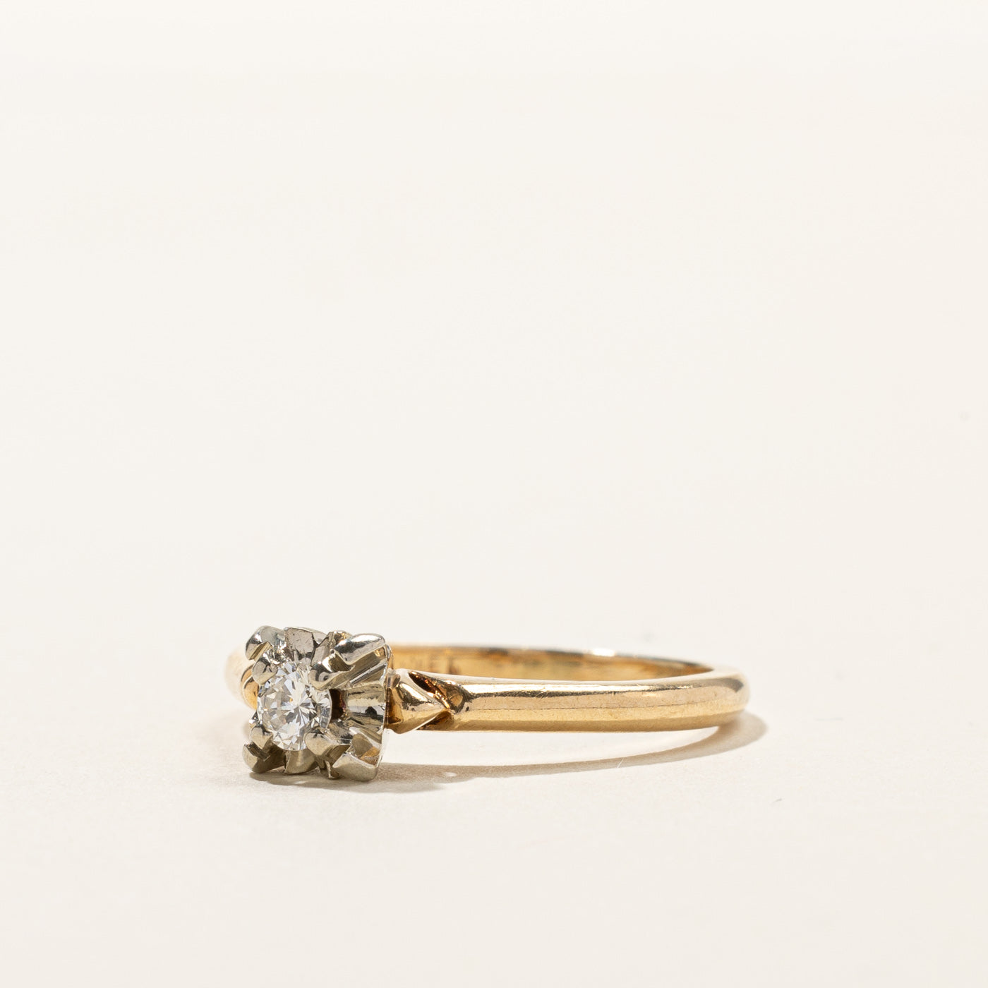 Claw Set Diamond Ring | 0.13ct | SZ 7 |