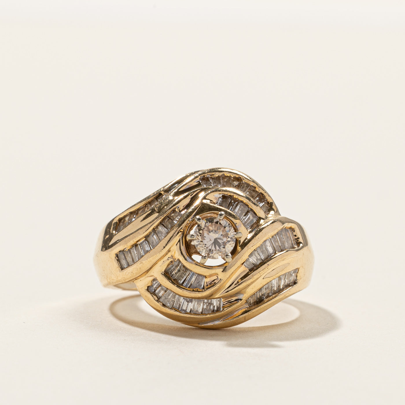 Bypass Channel Set Diamond Ring | 0.85ctw | SZ 7 |
