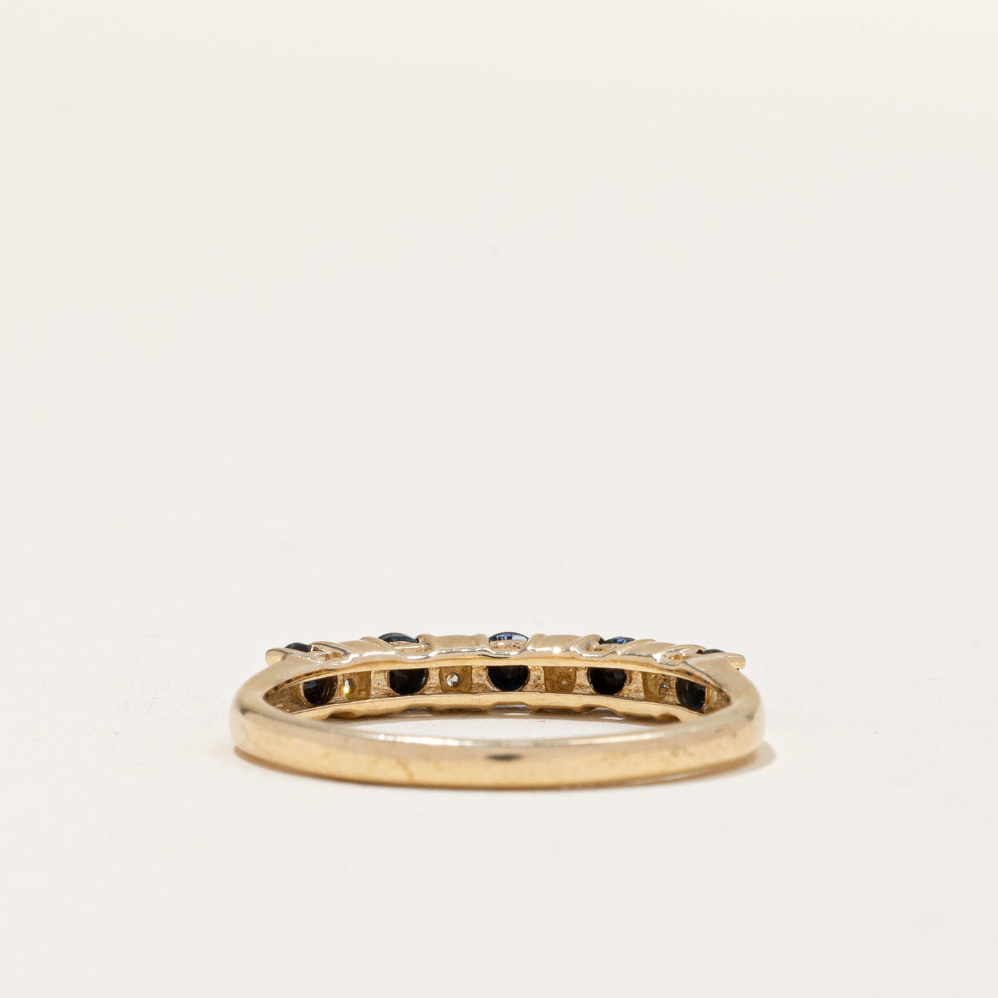 Bague saphir et diamants | 0,50 ct, 0,04 ct | Taille 8,5 |