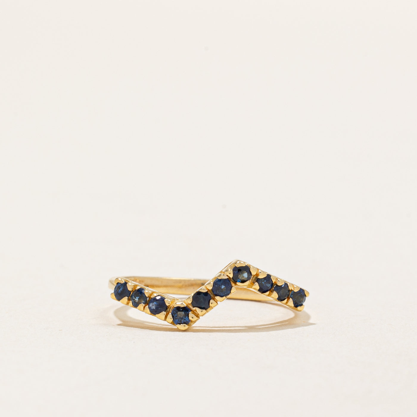 Bague saphir en zigzag | 0,25 ct | Taille 4,25 |