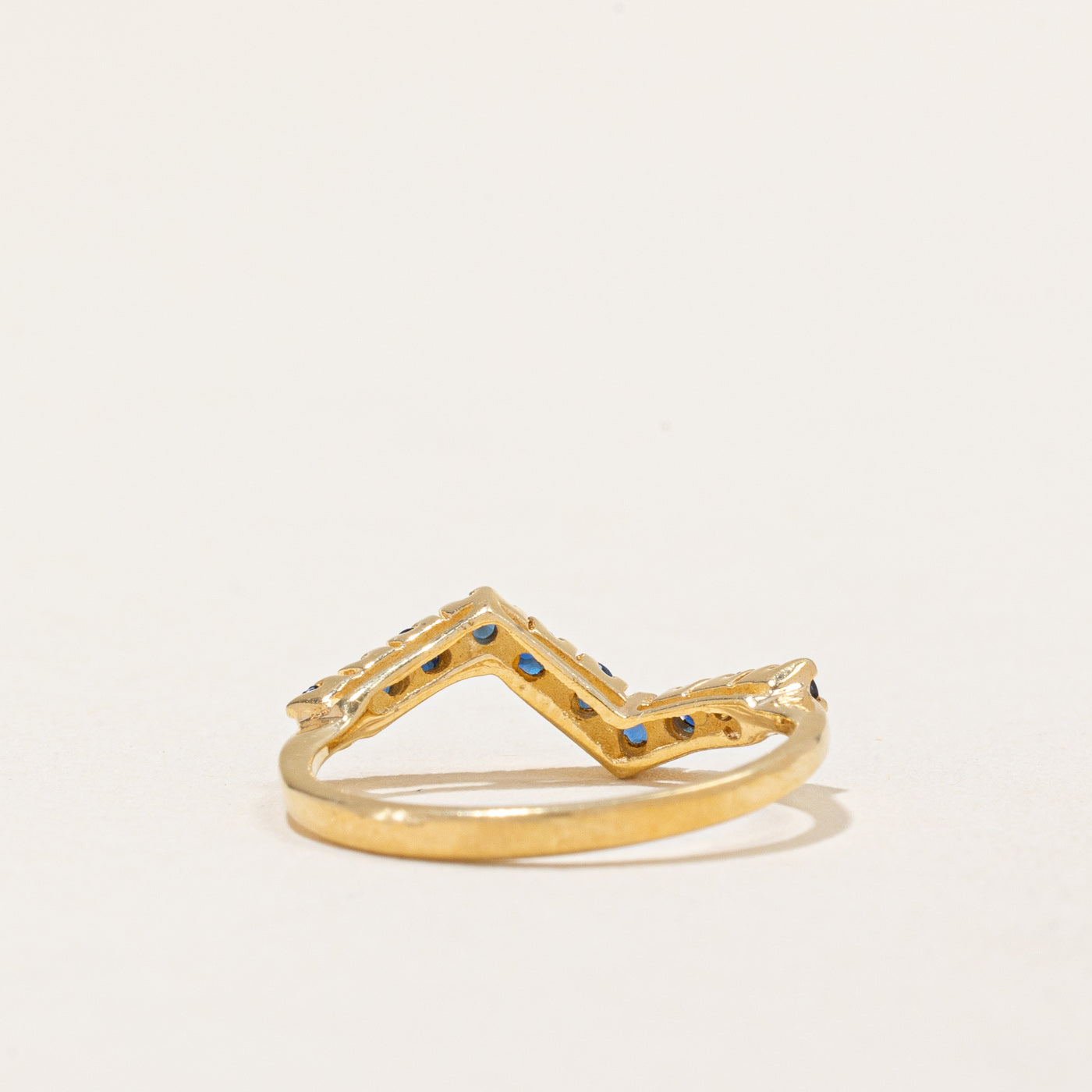 Bague saphir en zigzag | 0,25 ct | Taille 4,25 |