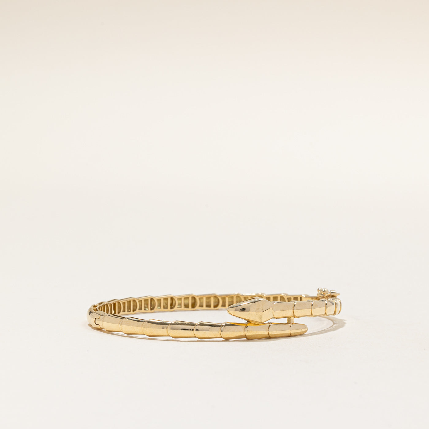 18k Yellow Gold Snake Bracelet | 6.5" |