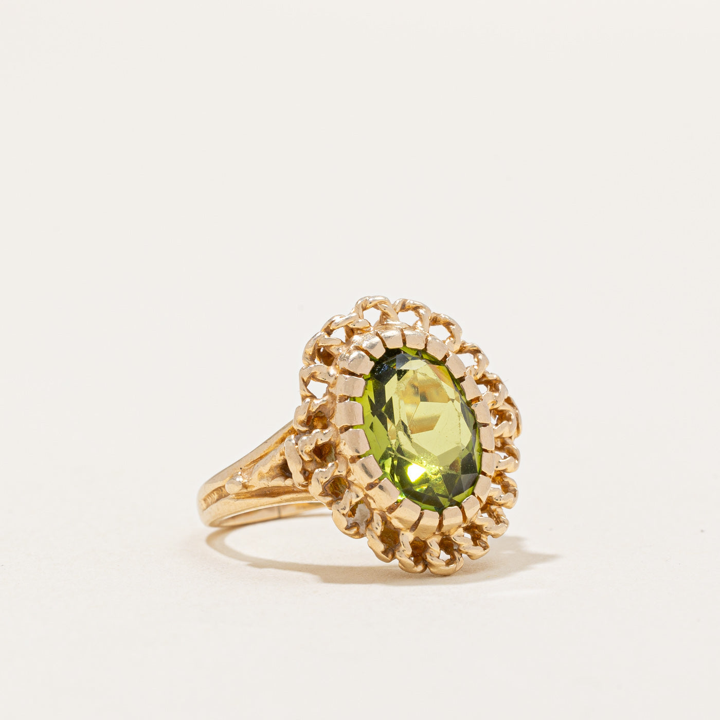 Peridot Cocktail Ring | 1.58ct | SZ 3 |