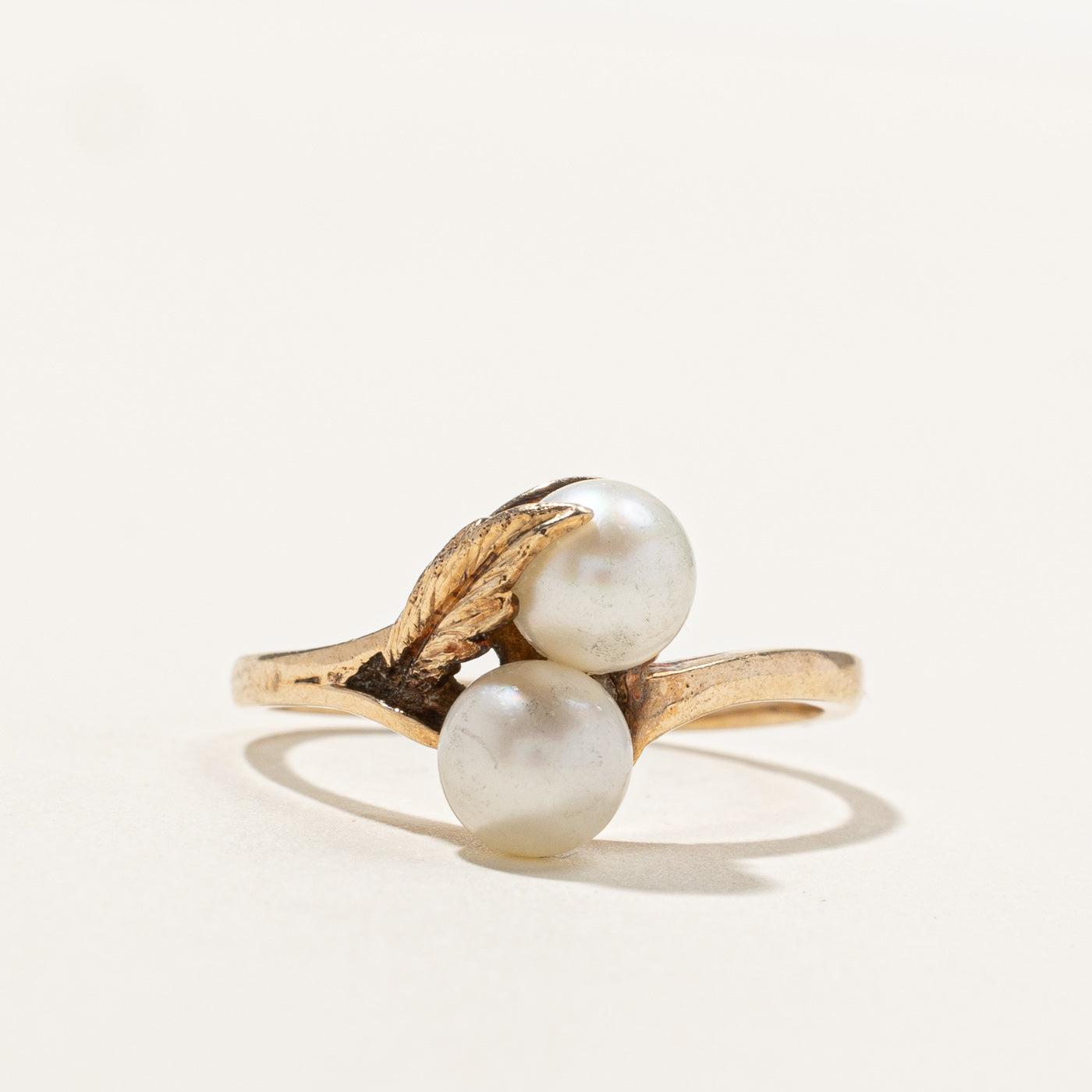 Two Stone Pearl Ring | SZ 8 |