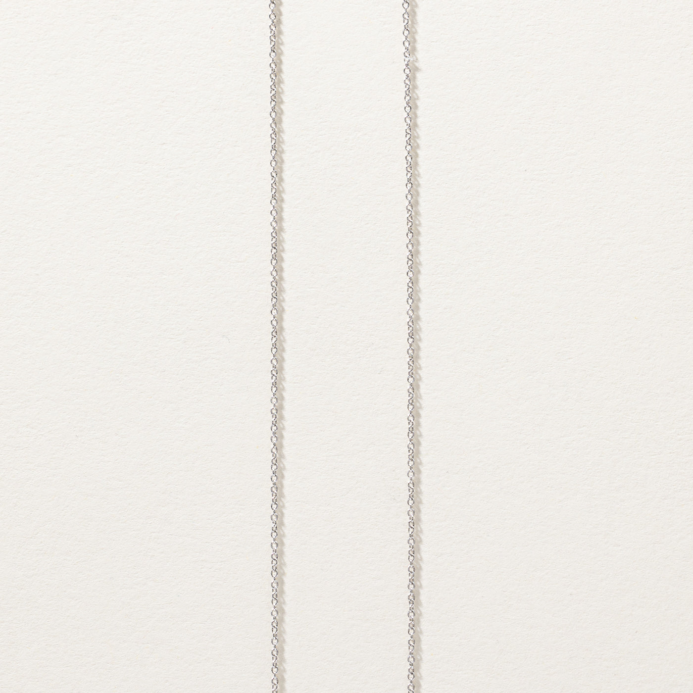 'Tiffany & Co.' Solitaire Diamond Pendant Necklace | 0.96ct VS2 J | 16"|