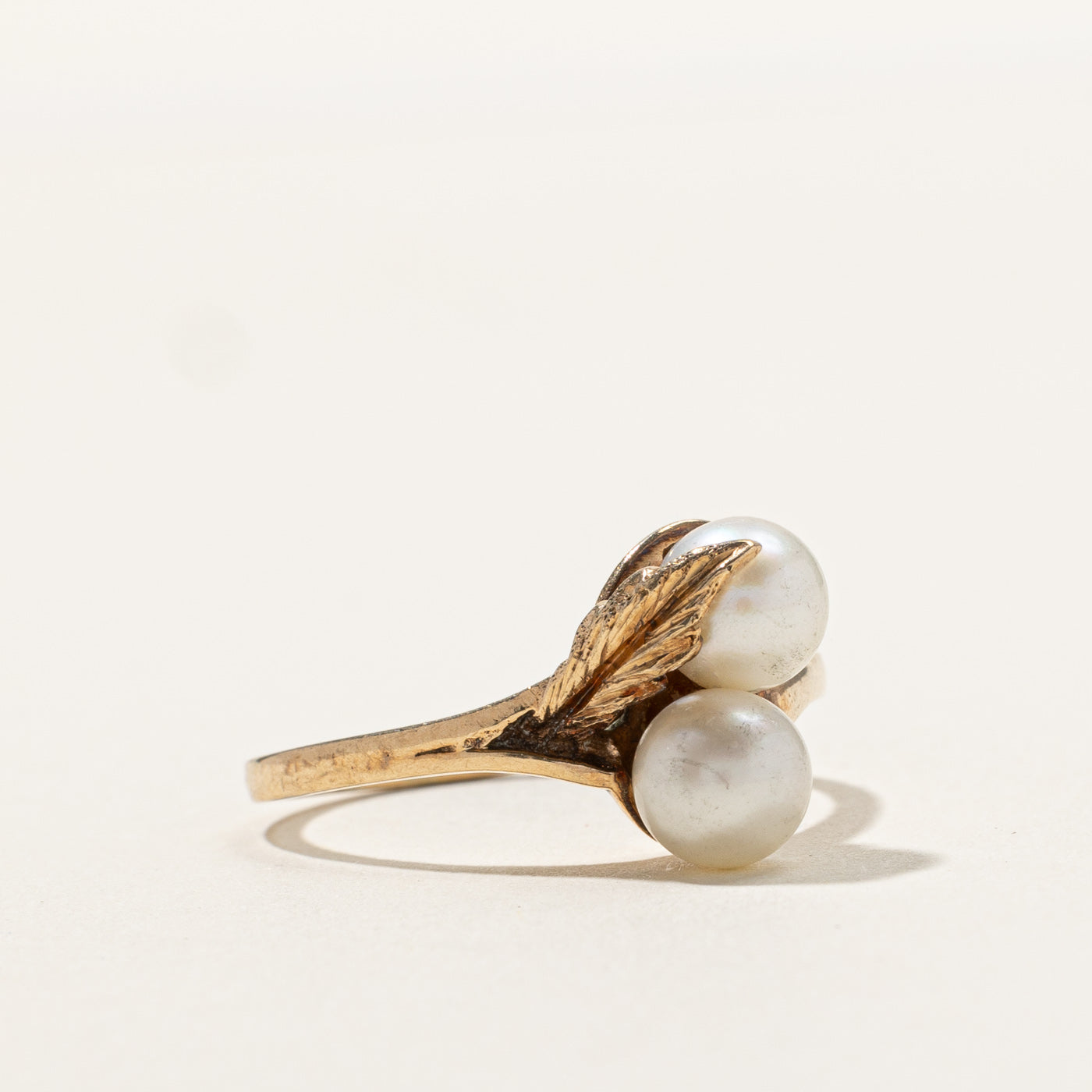 Two Stone Pearl Ring | SZ 8 |