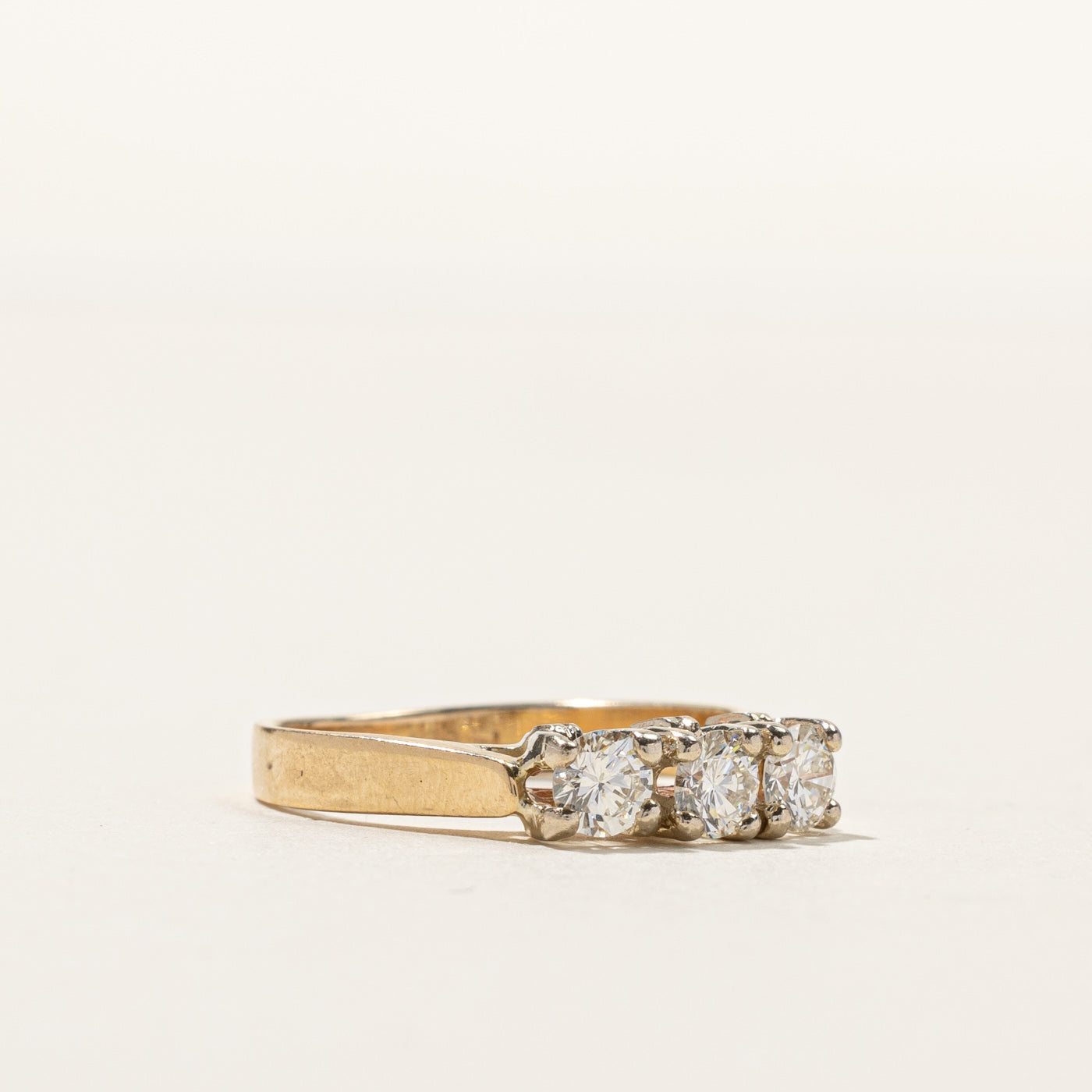 Three Stone Diamond Ring | 0.52ctw | SZ 5.25 |