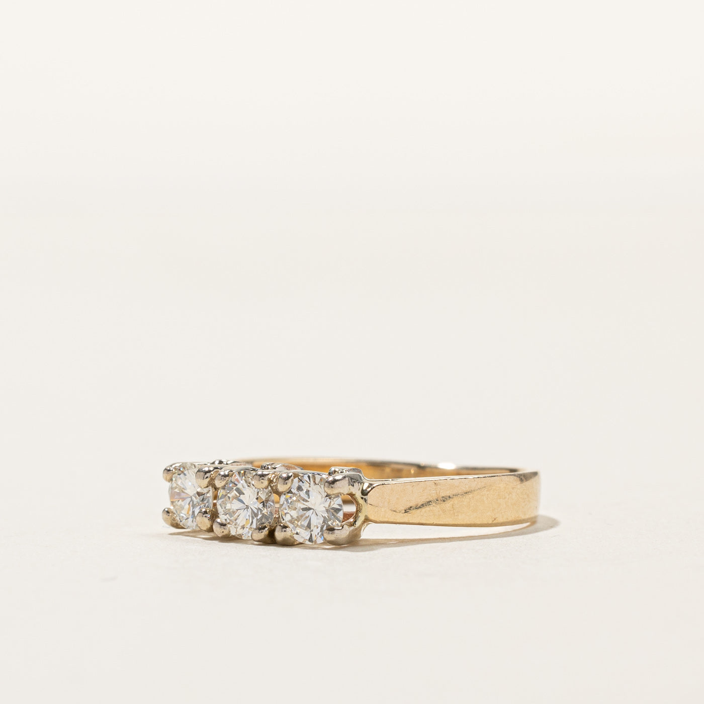 Three Stone Diamond Ring | 0.52ctw | SZ 5.25 |
