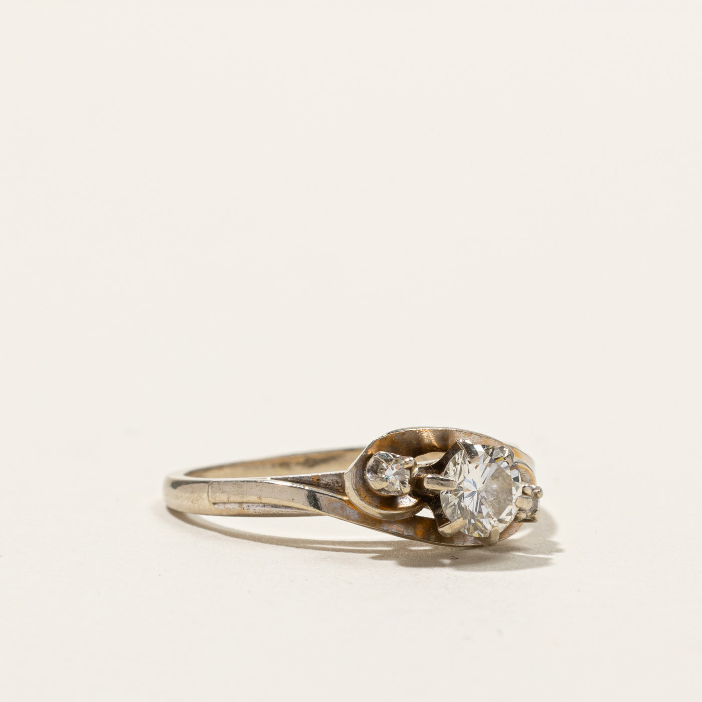 Three Stone Diamond Ring | 0.51ctw | SZ 6.75 |