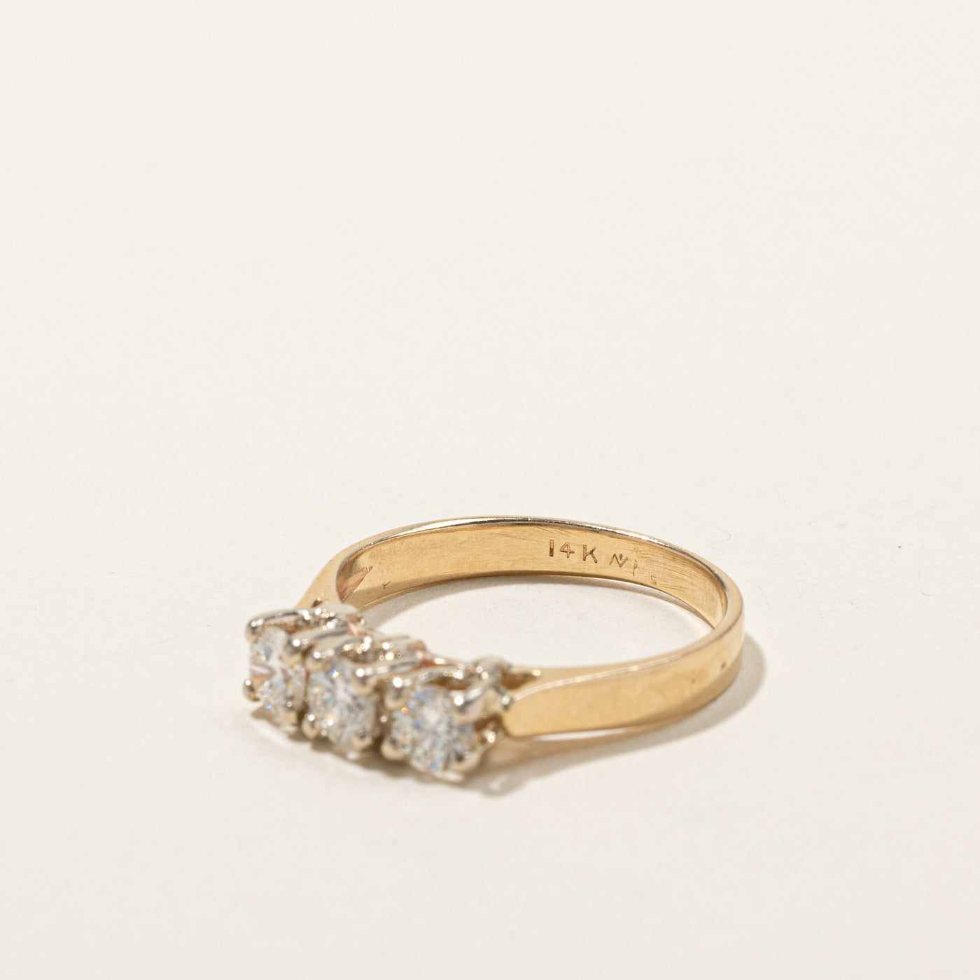 Three Stone Diamond Ring | 0.52ctw | SZ 5.25 |