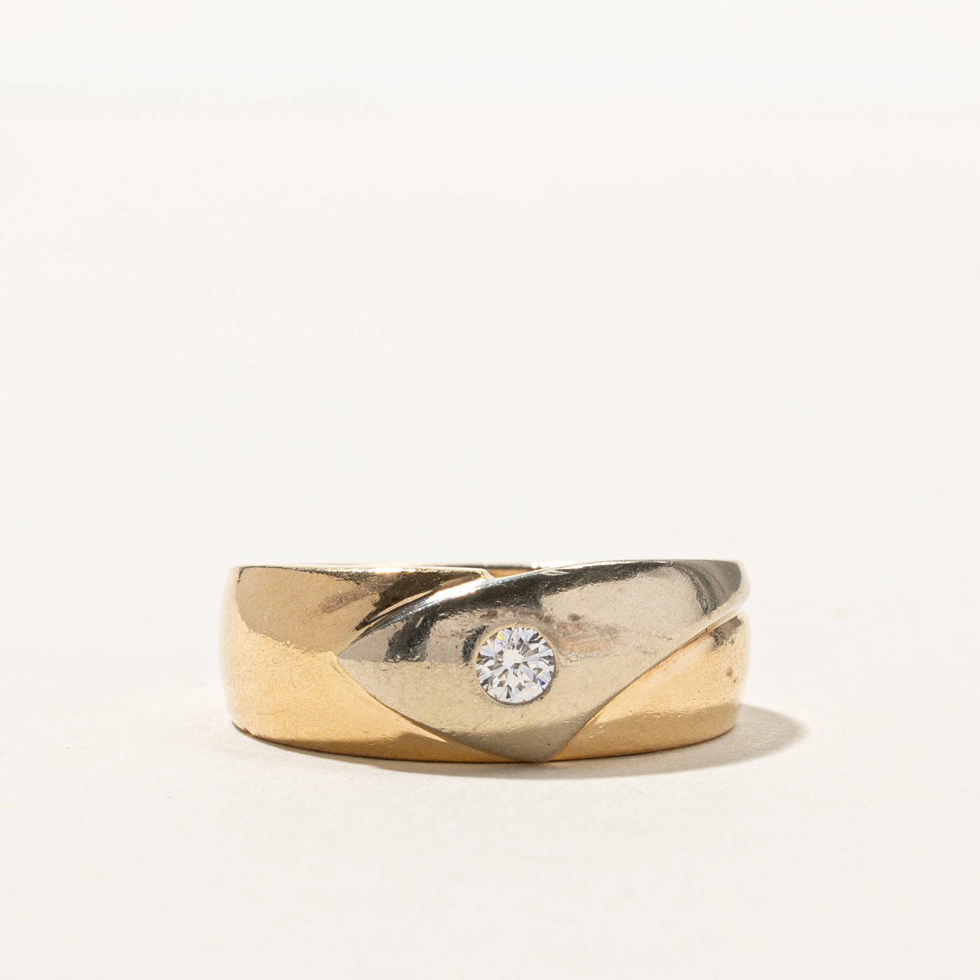 Flush Set Diamond Band | 0.18ct | SZ 7.5 |