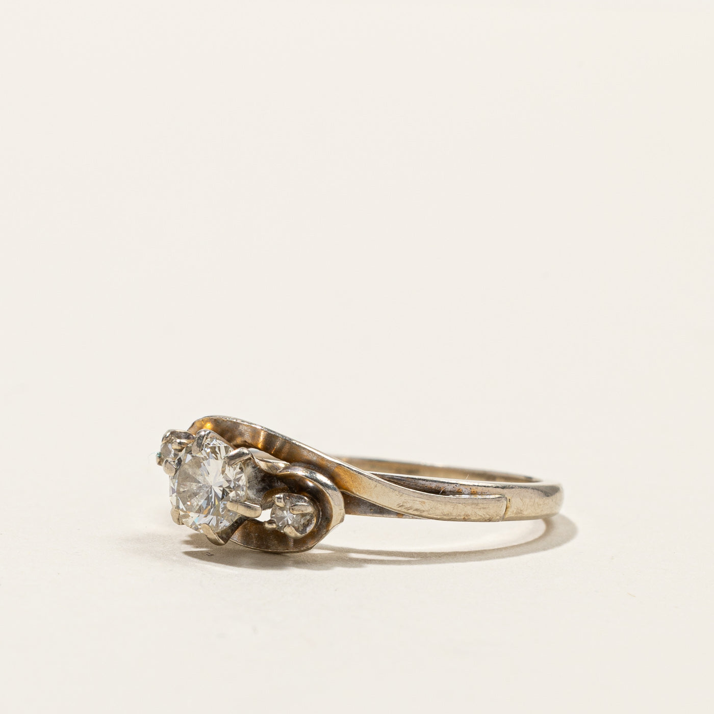 Three Stone Diamond Ring | 0.51ctw | SZ 6.75 |