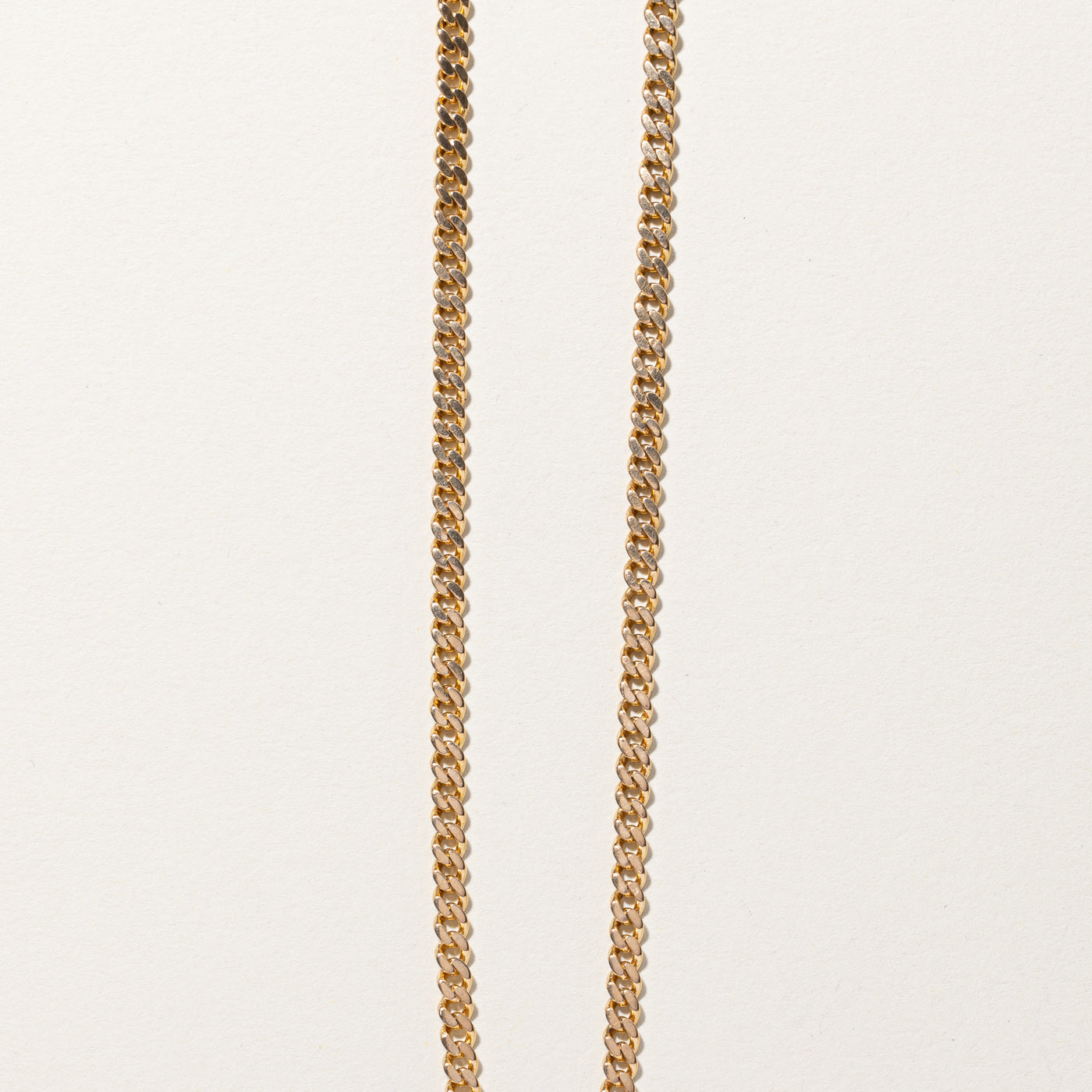 Gold Curb Link Chain | 28"|