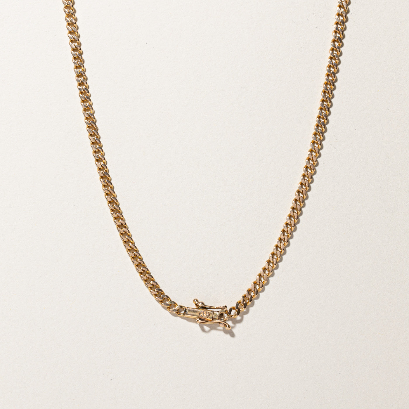 Gold Curb Link Chain | 28"|