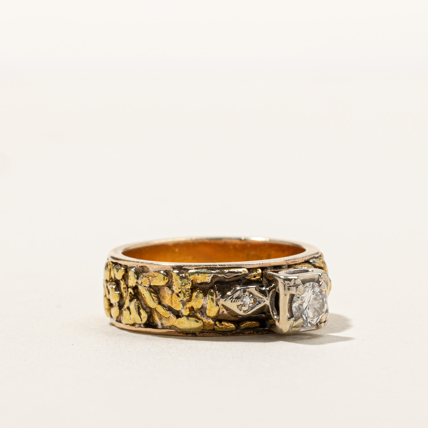 Textured Diamond Ring | 0.30ctw | SZ 8 |