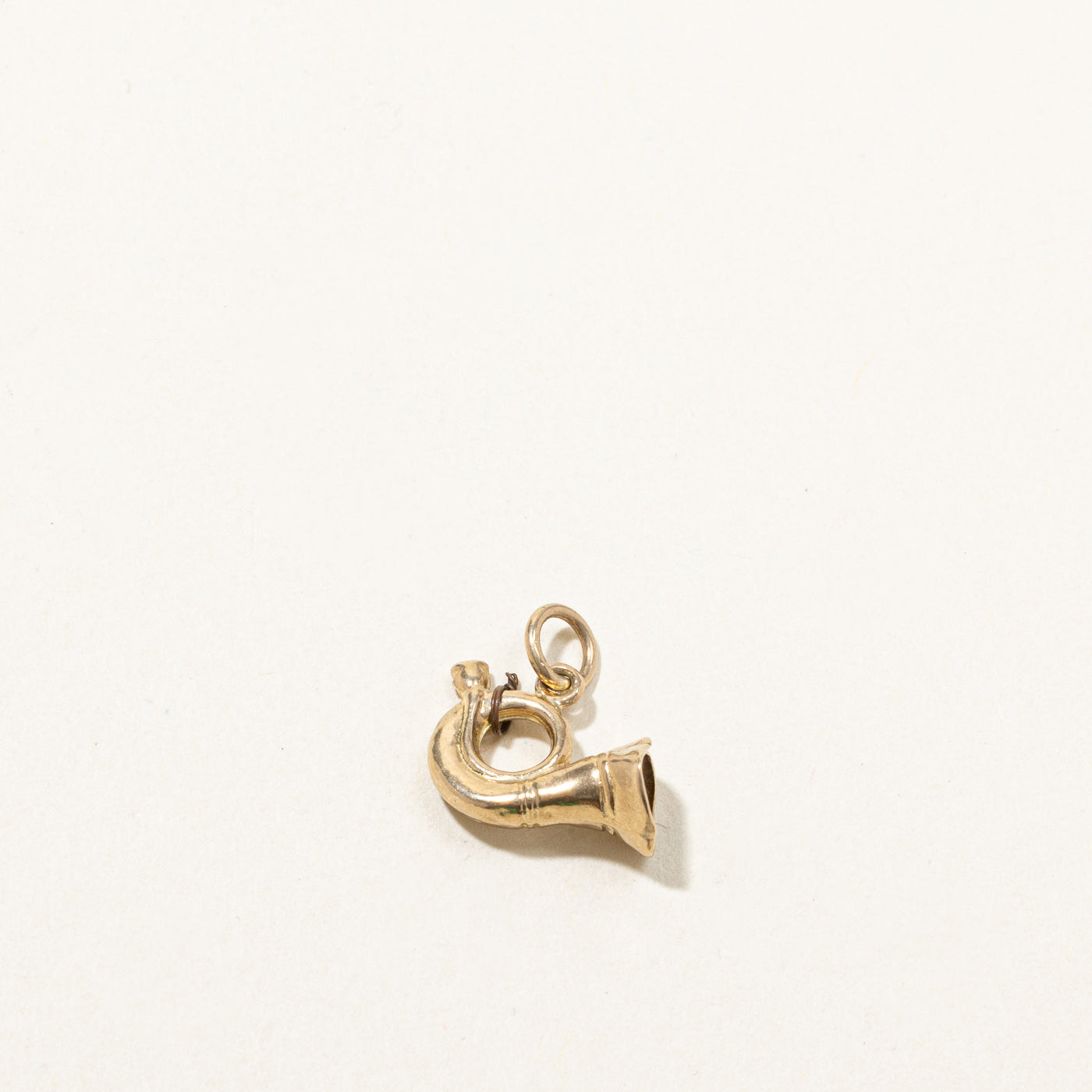 1969 Birmingham 9k Gold French Horn Charm