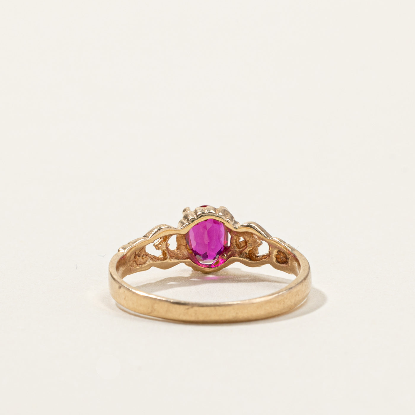 Synthetic Ruby Ring | 0.47ct | SZ 5.25 |