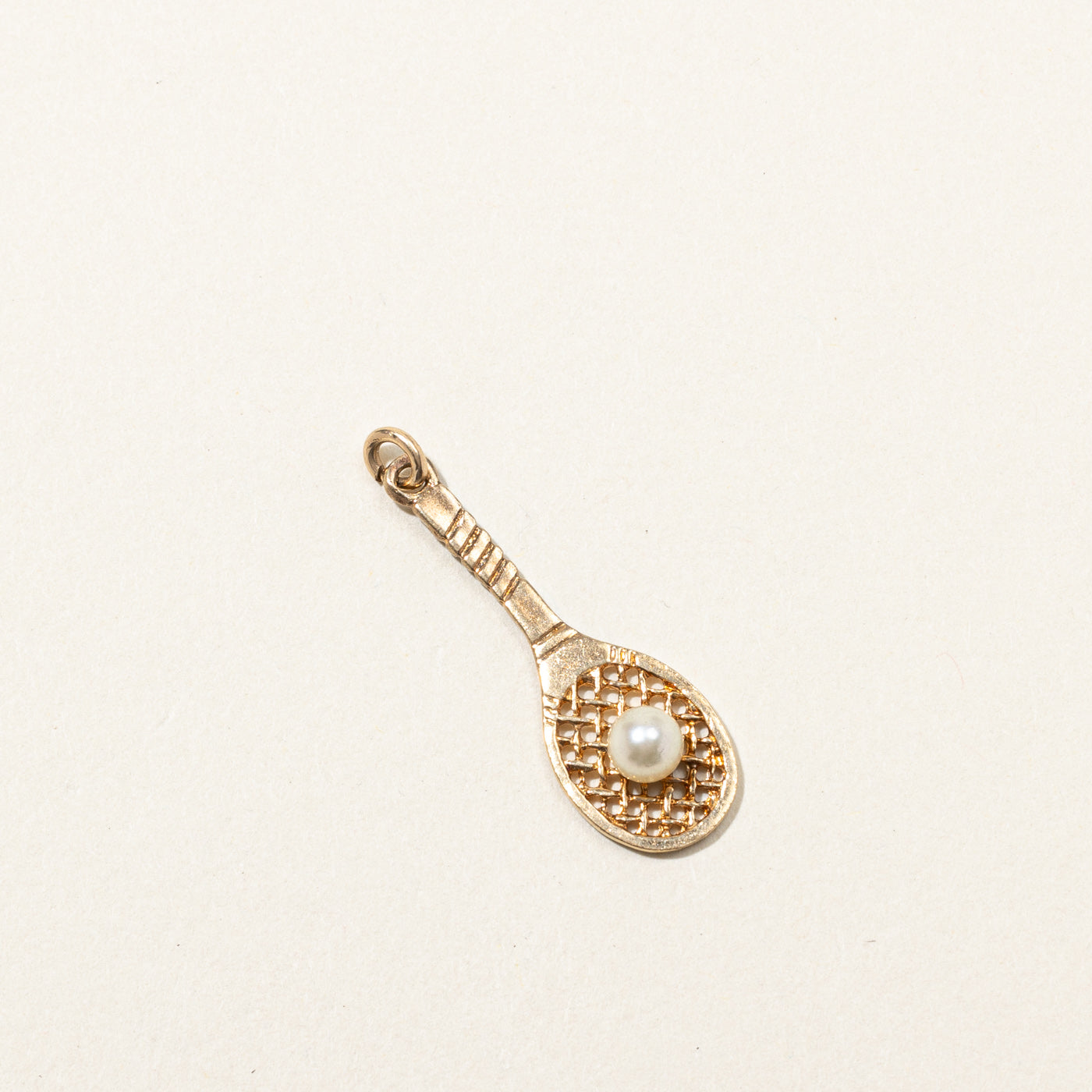 Pendentif de tennis en perles