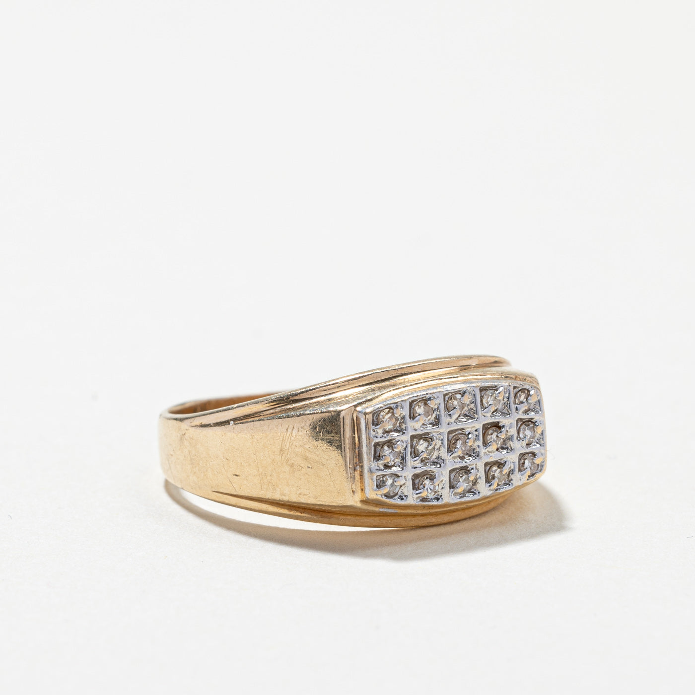 Cluster Set Diamond Ring | 0.15ctw | SZ 9.5 |