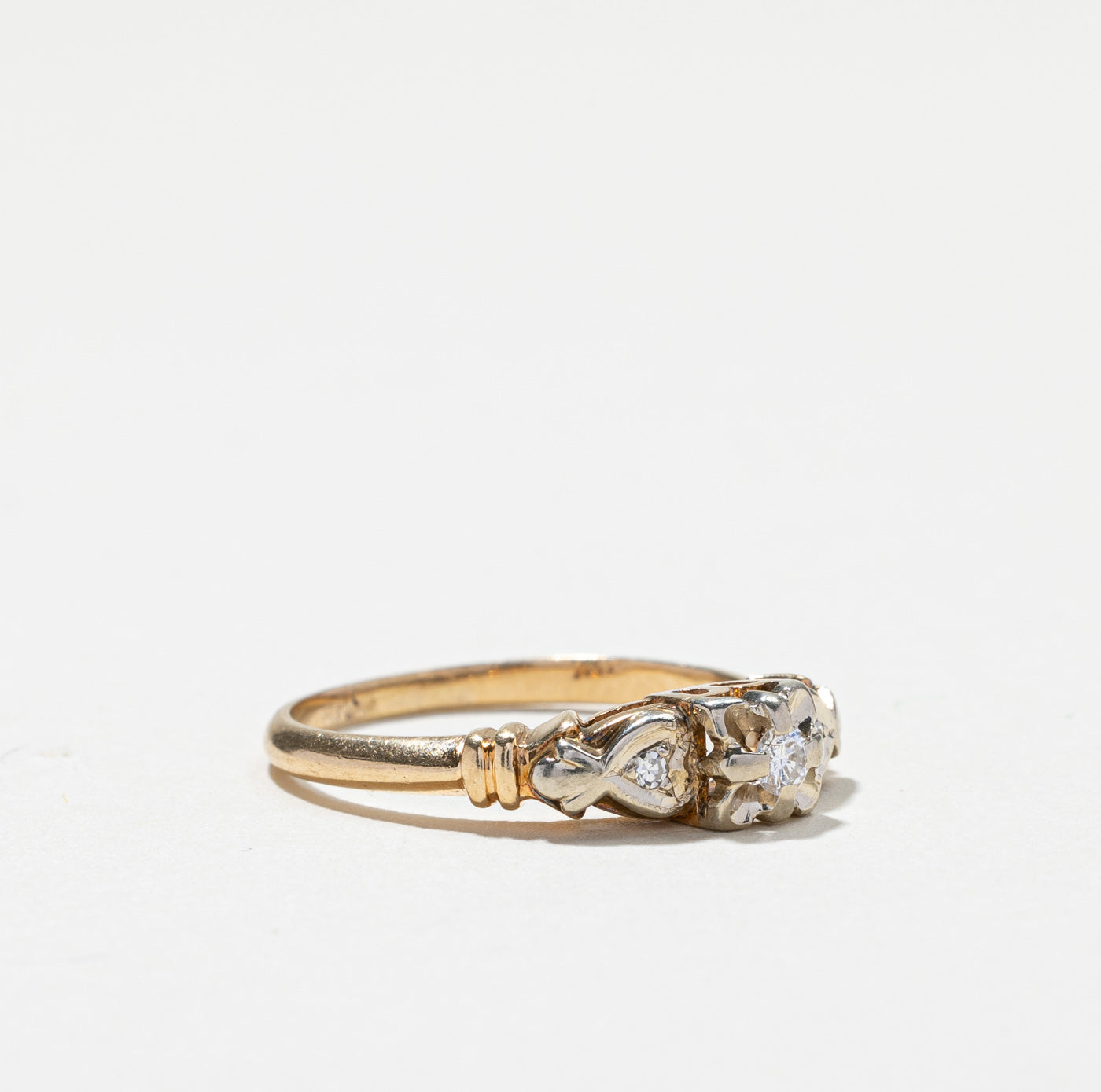 Three Stone Diamond Ring | 0.06ctw | SZ 7 |