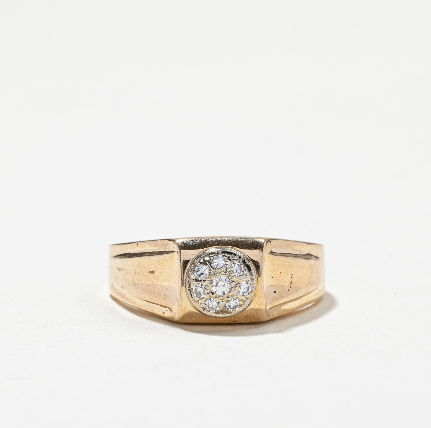 Cluster Set Diamond Ring | 0.10ctw | SZ 9.75 |