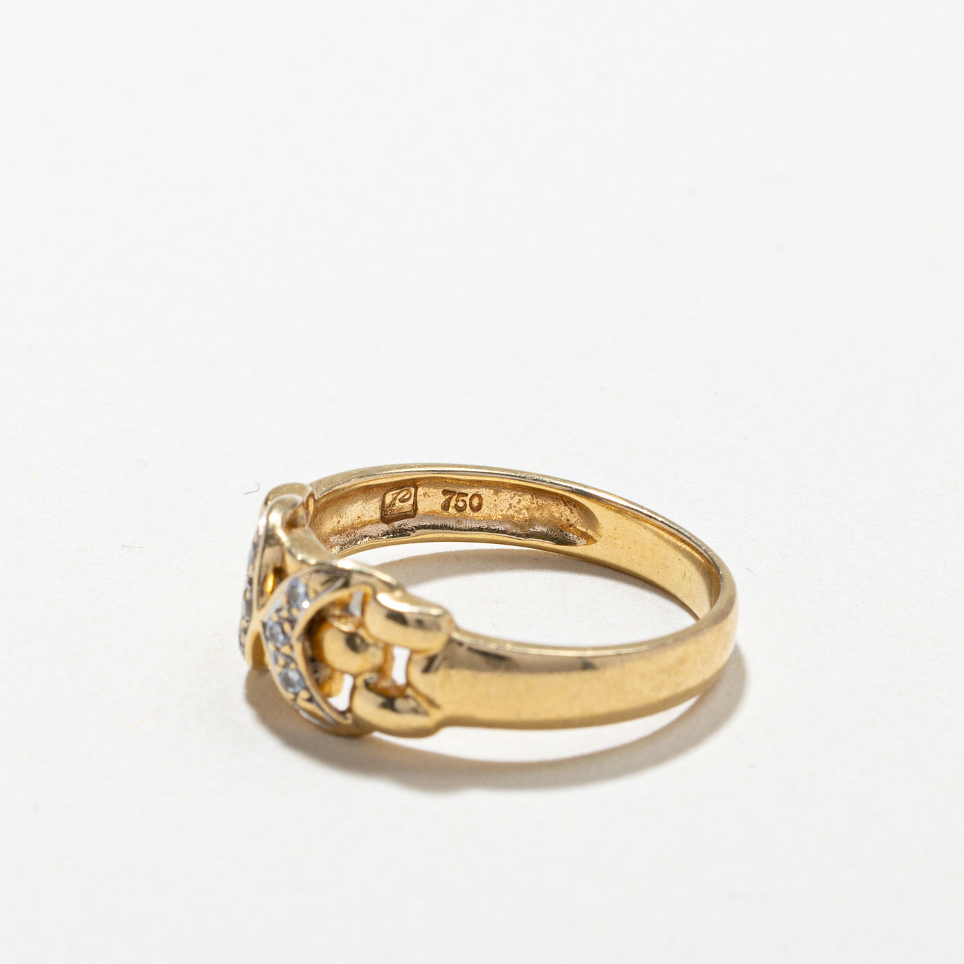 Textured Diamond Ring | 0.04ctw | SZ 5.75 |