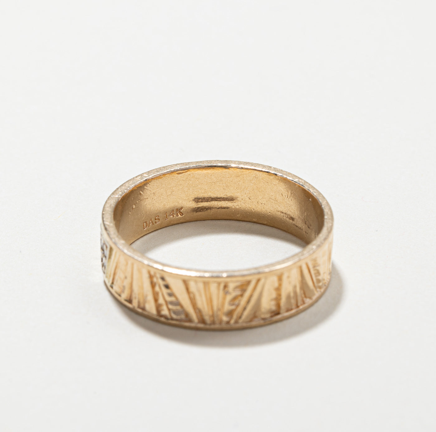 Textured Diamond Band | 0.03ctw | SZ 10.75 |