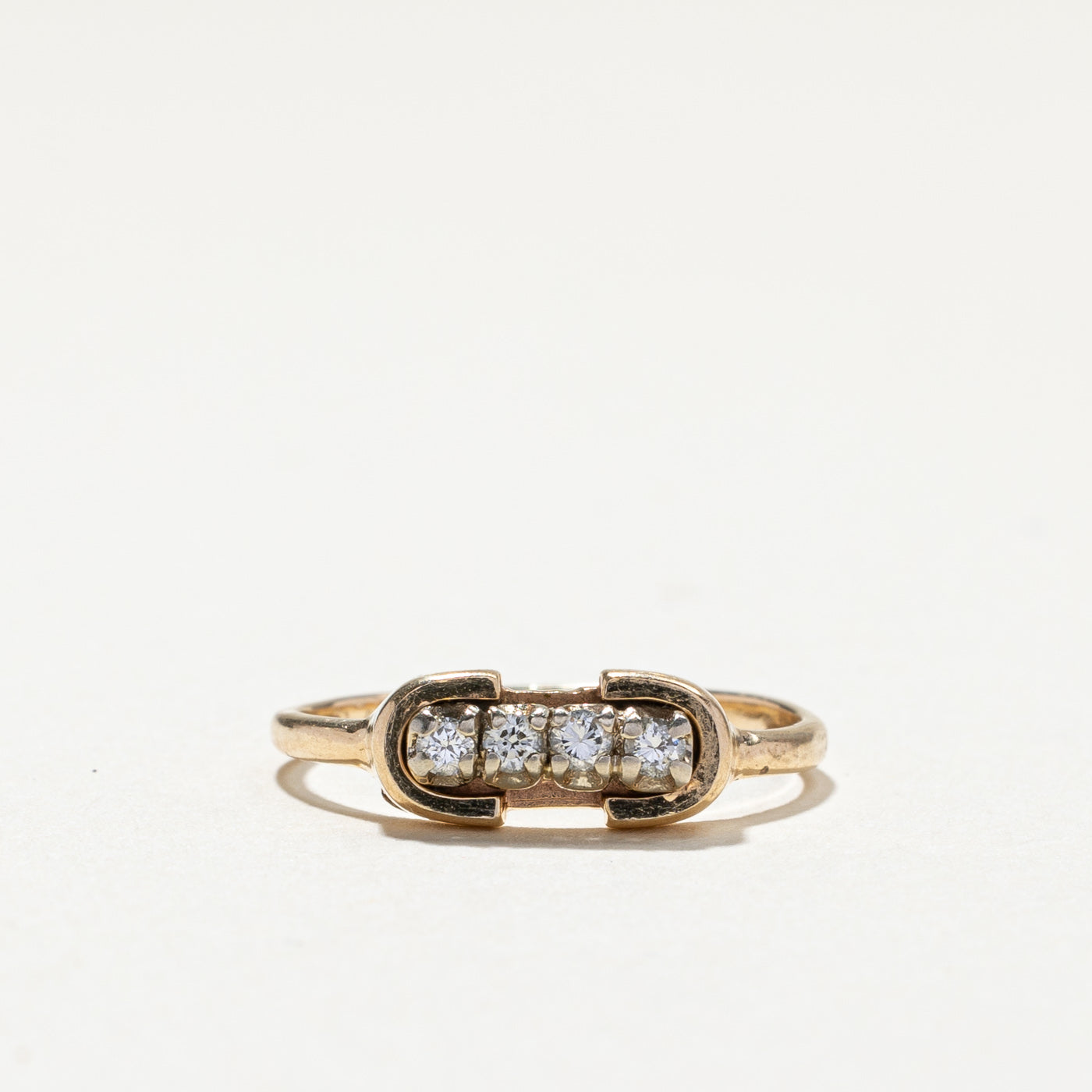 Textured Diamond Wide Ring | 0.04ctw | SZ 8.25 |