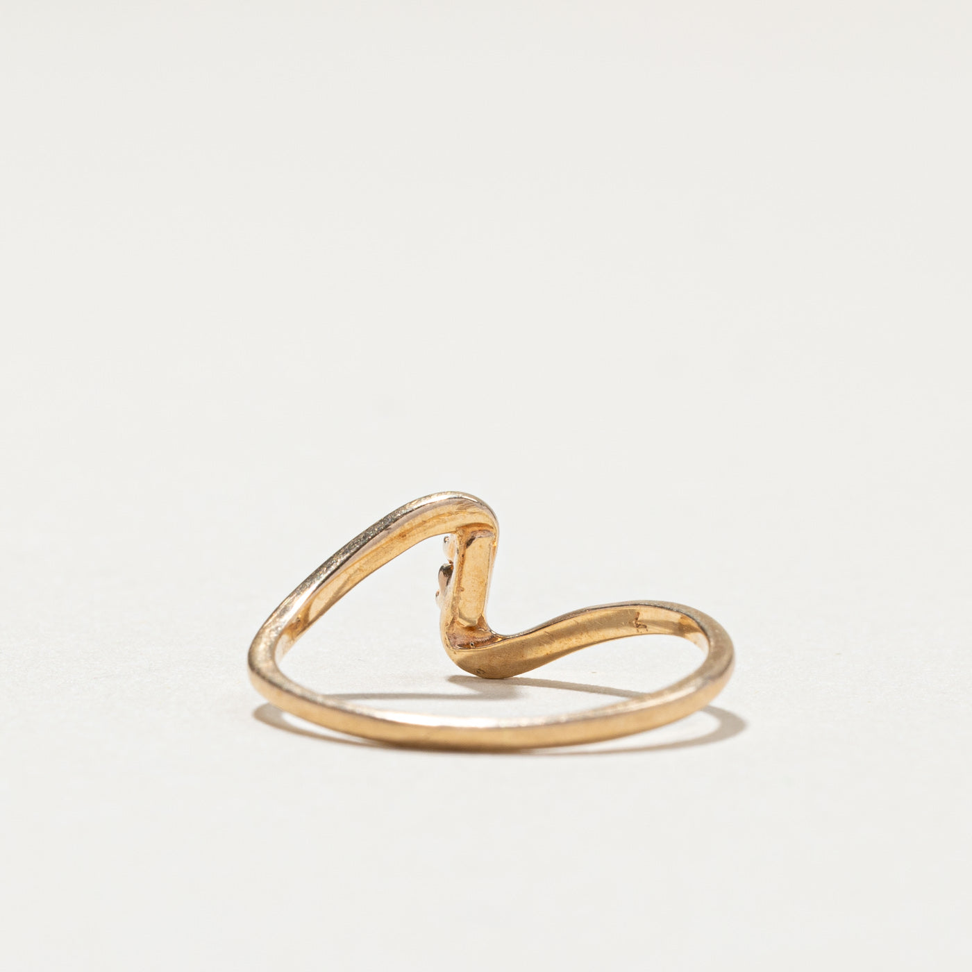 Bague sertie de diamants | 0,02 ct | Taille 5 |