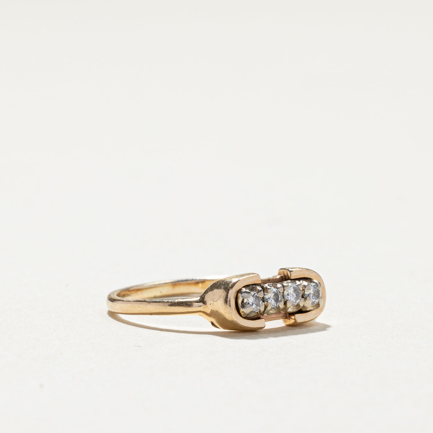 Textured Diamond Wide Ring | 0.04ctw | SZ 8.25 |