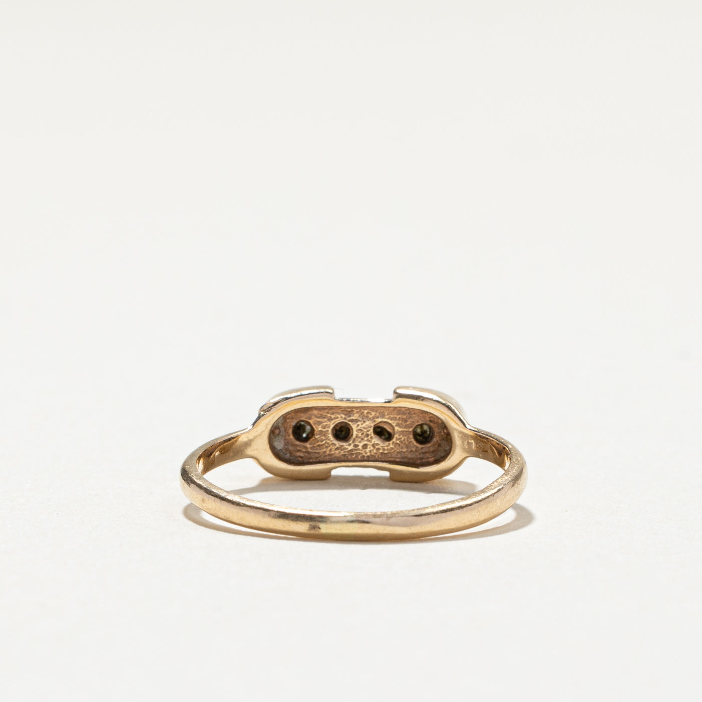 Textured Diamond Wide Ring | 0.04ctw | SZ 8.25 |