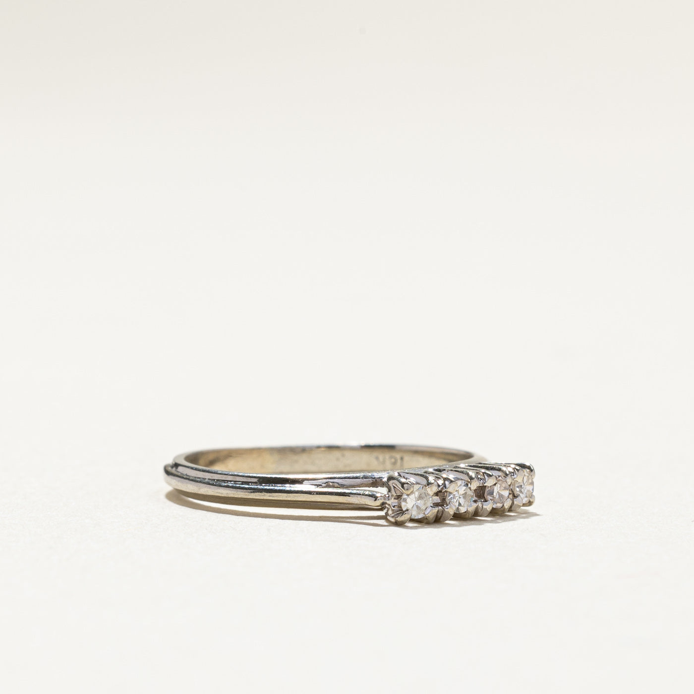Four Stone Diamond Ring | 0.08ctw | SZ 6.25 |