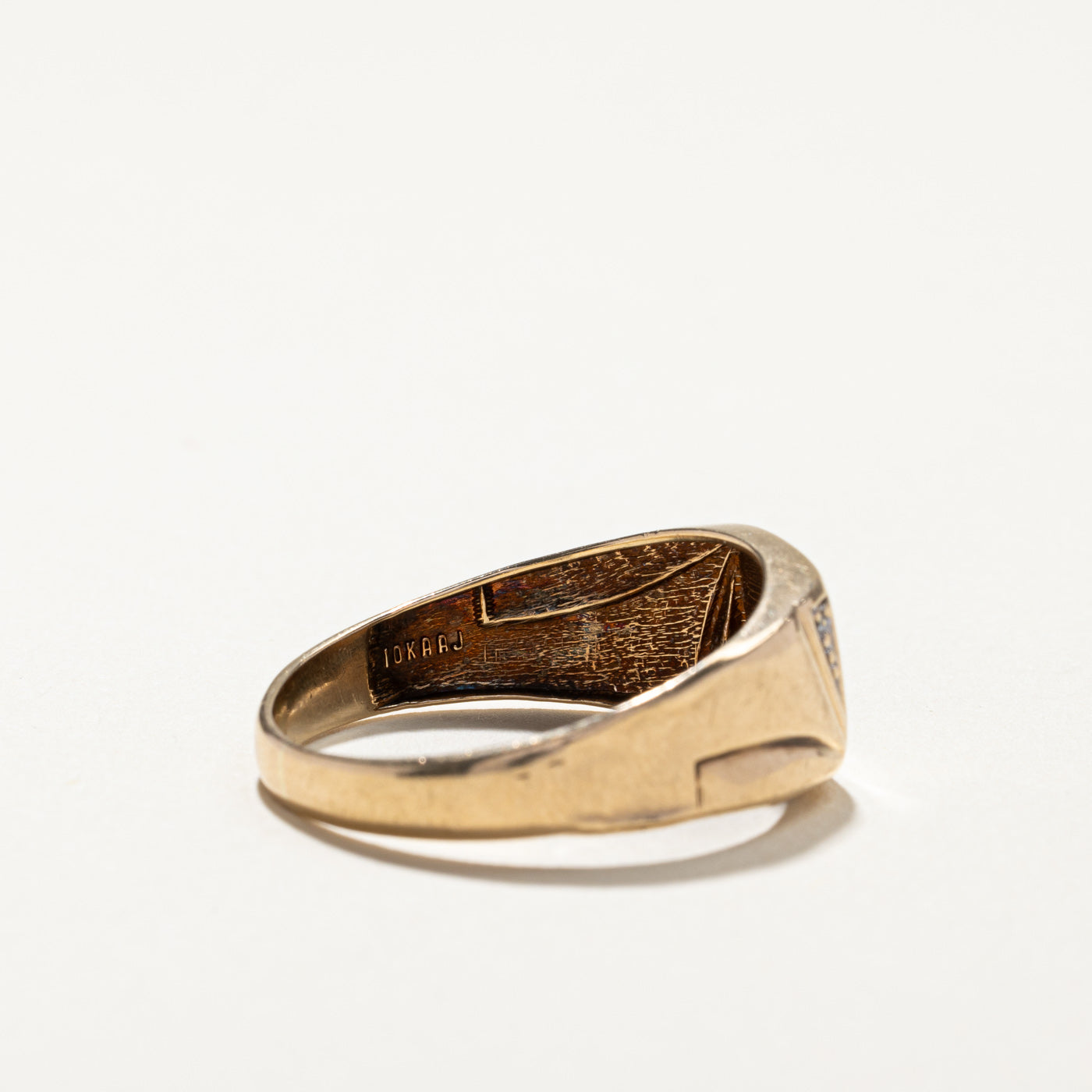 Diamond Signet Ring | 0.01ctw | SZ 13.75 |