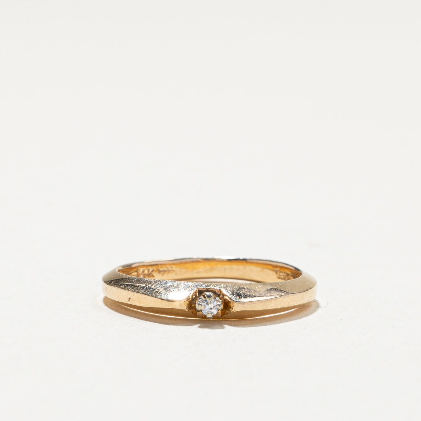 Solitaire Diamond Ring | 0.02ct | SZ 7.75 |